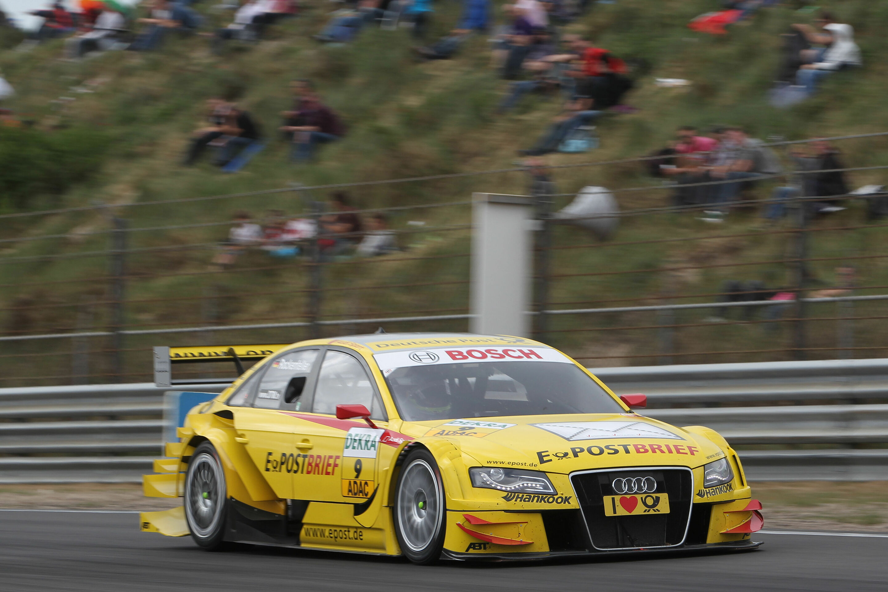 DTM 2011 - E-POSTBRIEF Audi A4 DTM #9 (Audi Sport Team Abt Sportsline), Mike Rockenfeller