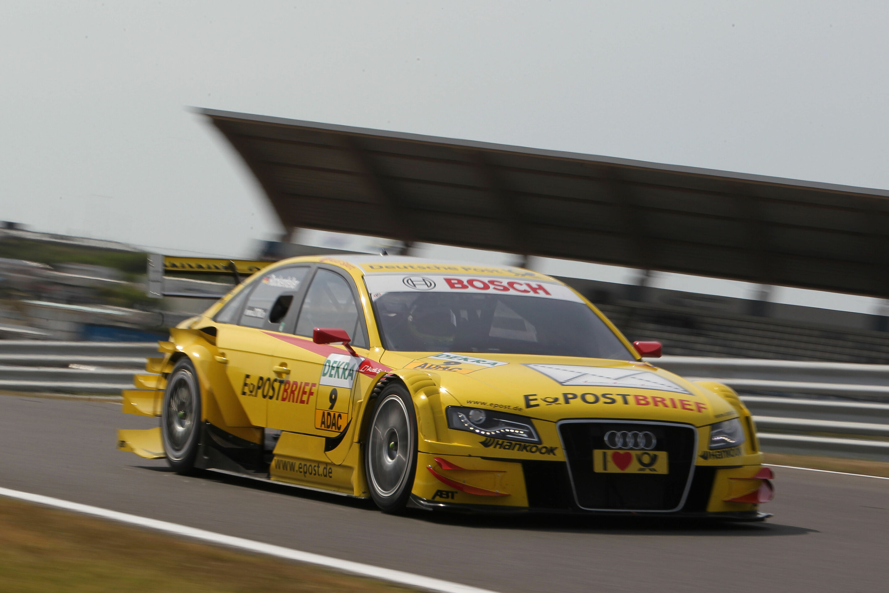 DTM 2011 - E-POSTBRIEF Audi A4 DTM #9 (Audi Sport Team Abt Sportsline), Mike Rockenfeller