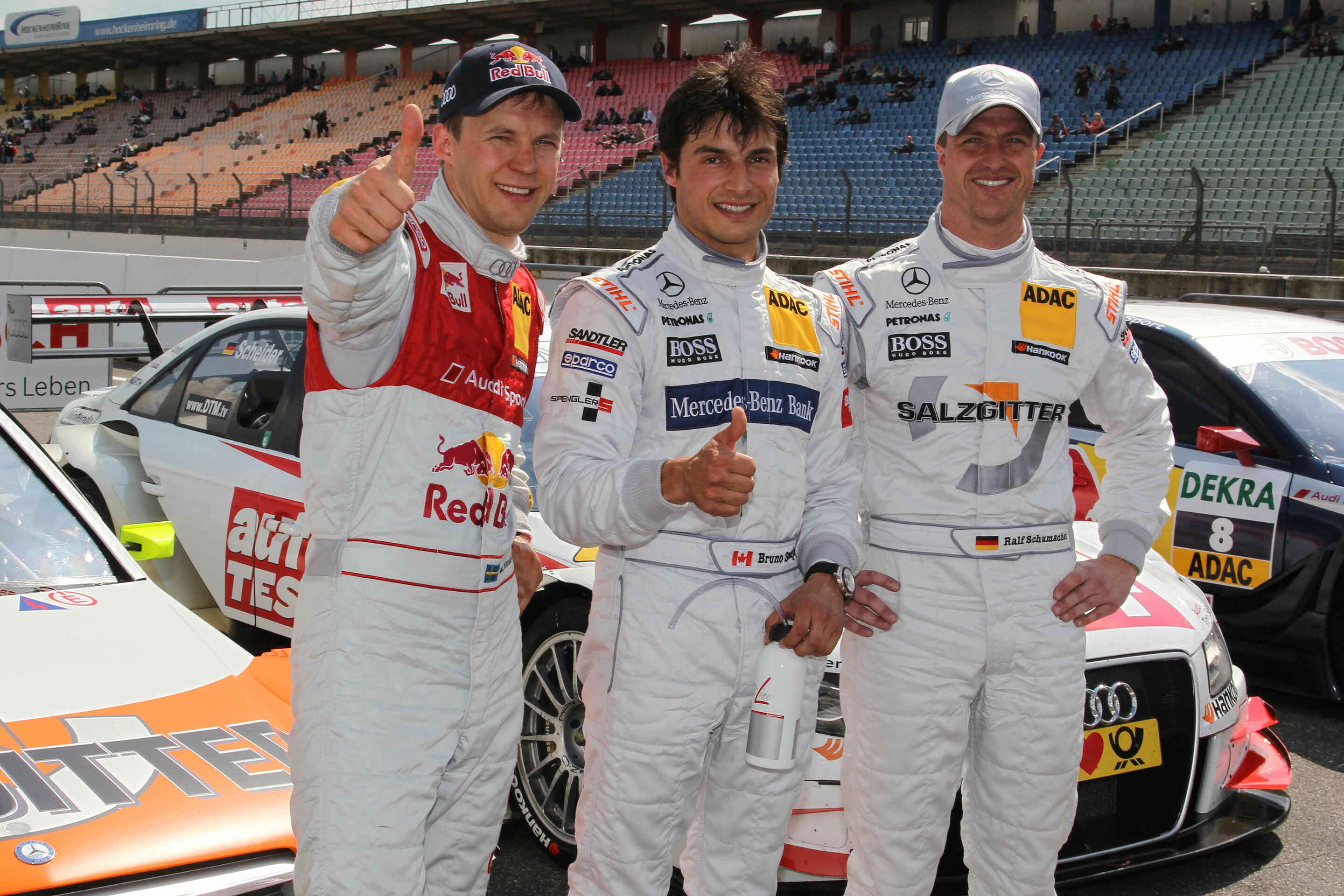DTM 2011 - Mattias Ekström, Bruno Spengler, Ralf Schumacher