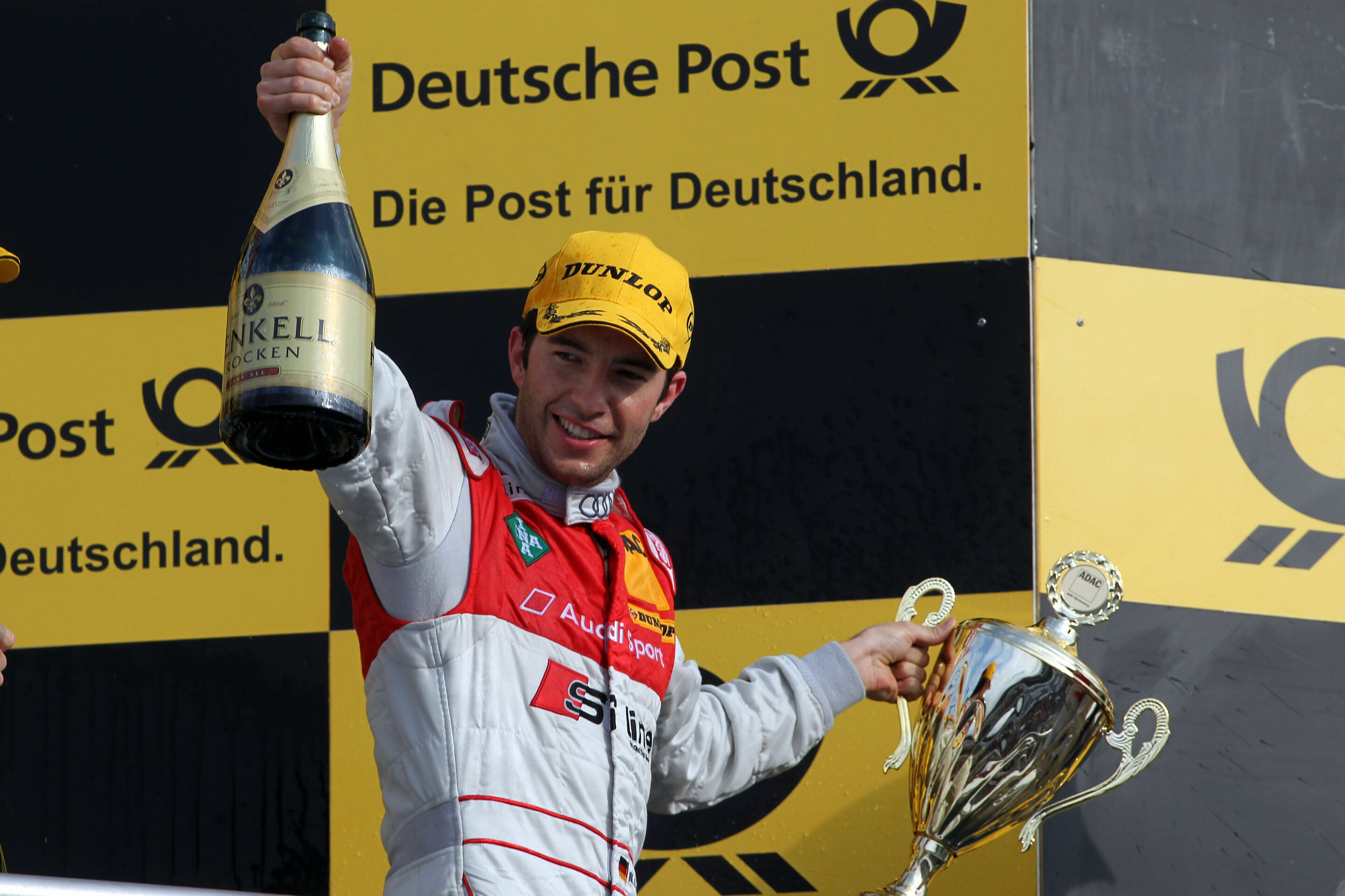 DTM 2010 - Mike Rockenfeller, Podium, DTM Hockenheim 2010