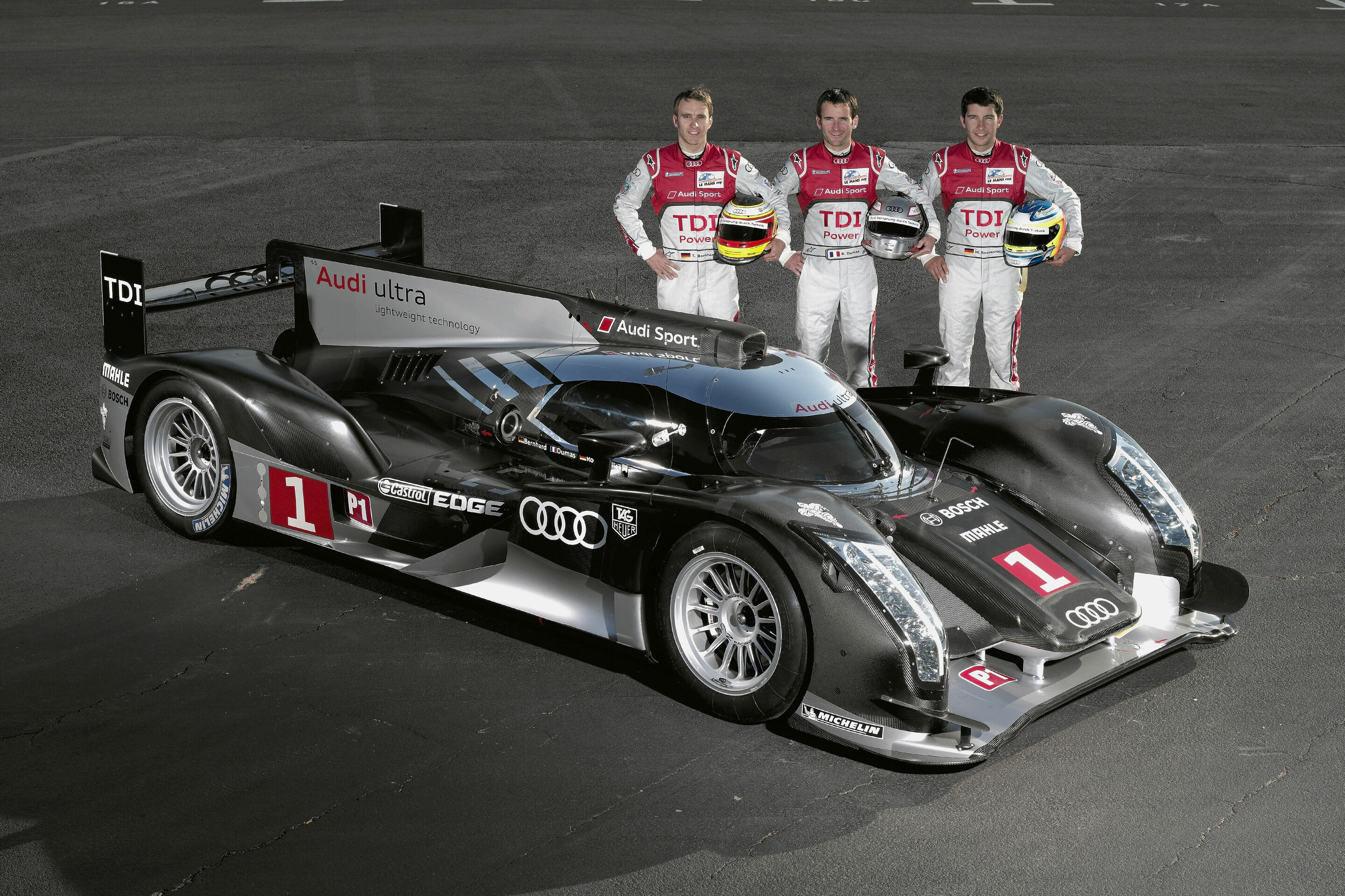 Le Mans 2011 - Audi R18 TDI #1 (Audi Sport Team Joest), Timo Bernhard, Romain Dumas, Mike Rockenfeller