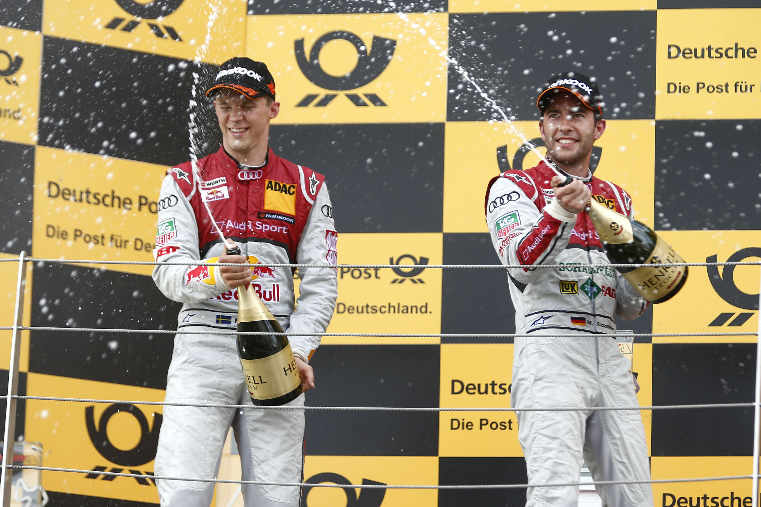 Audi-Doppelspitze bei der Russland-Premiere - Mattias Ekström, Mike Rockenfeller