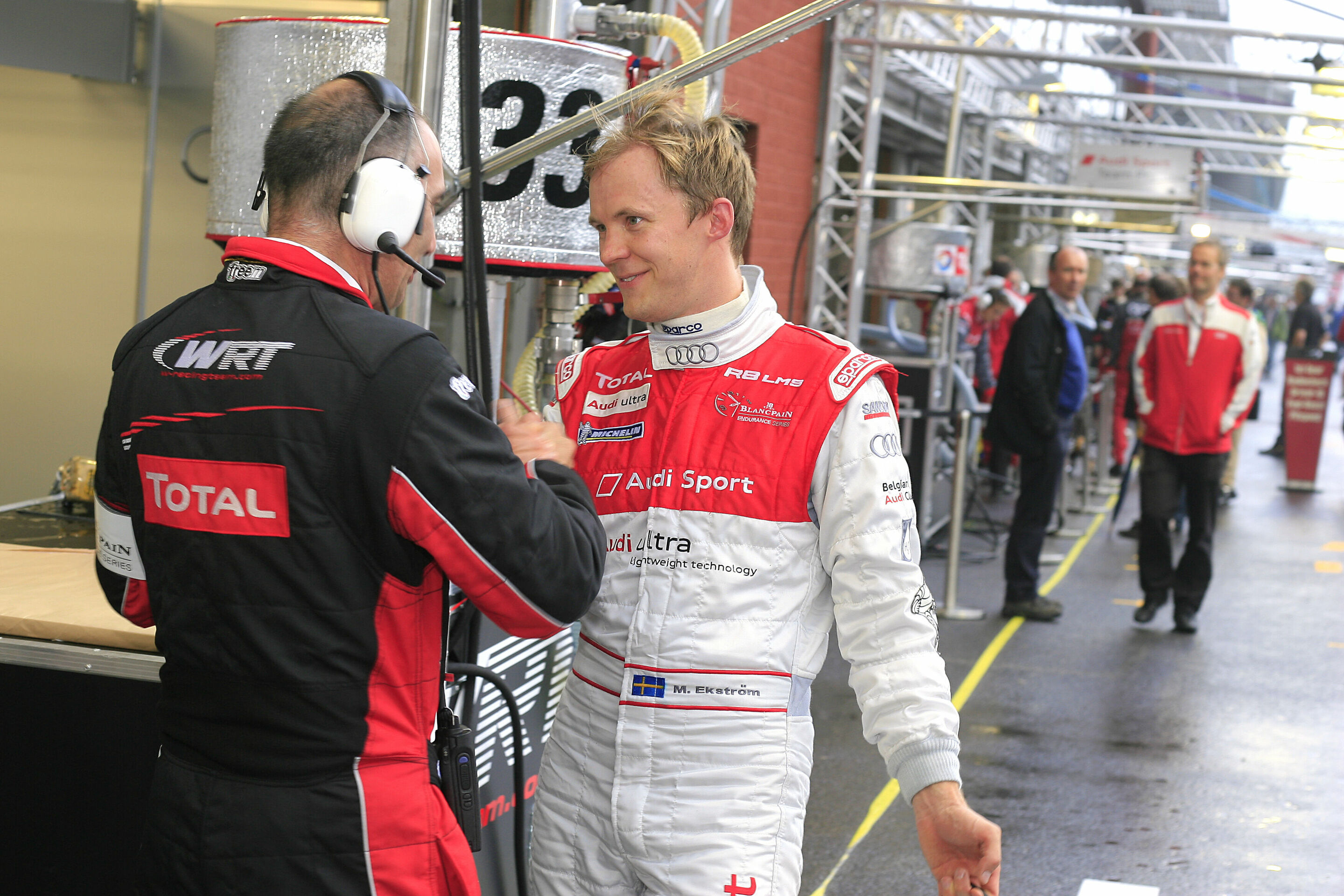 24h Spa 2011 - Mattias Ekström, Audi R8 LMS #33 (Audi Sport Team WRT)