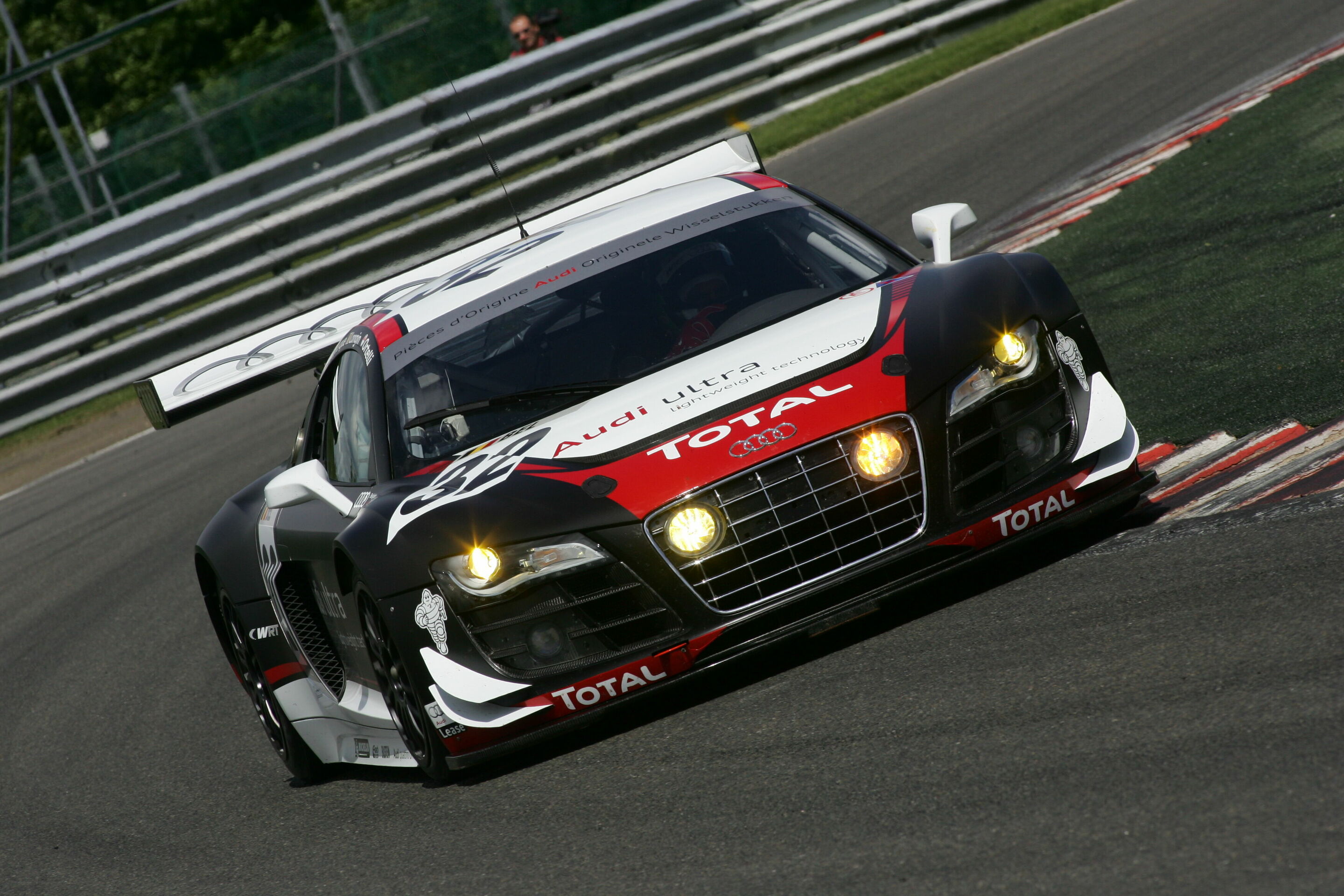 24h Spa 2011 - Filipe Albuquerque/Bert Longin/Stéphane Ortelli, Audi R8 LMS (Audi Sport Team WRT)