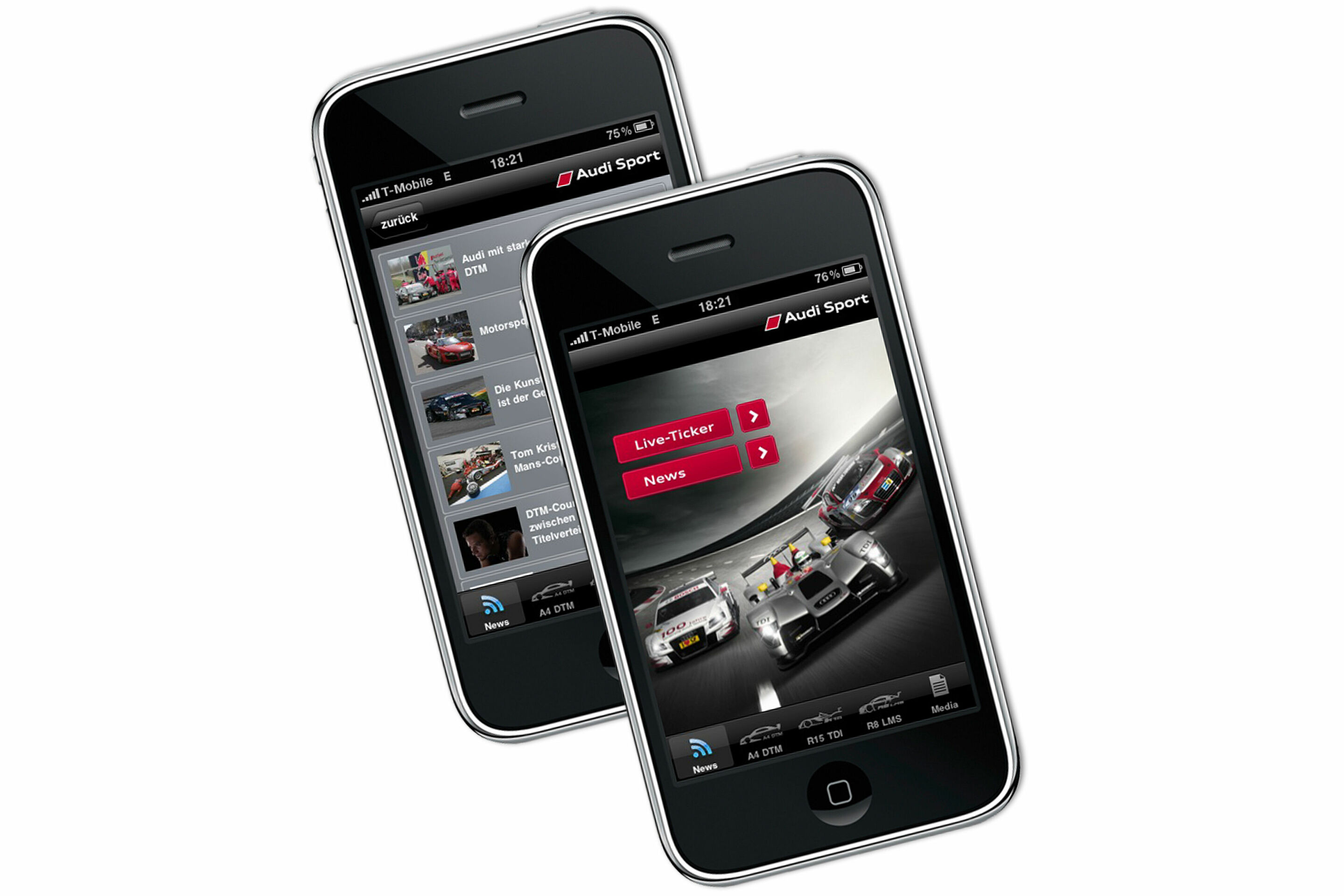Audi Sport iPhone App - Audi Sport iPhone App