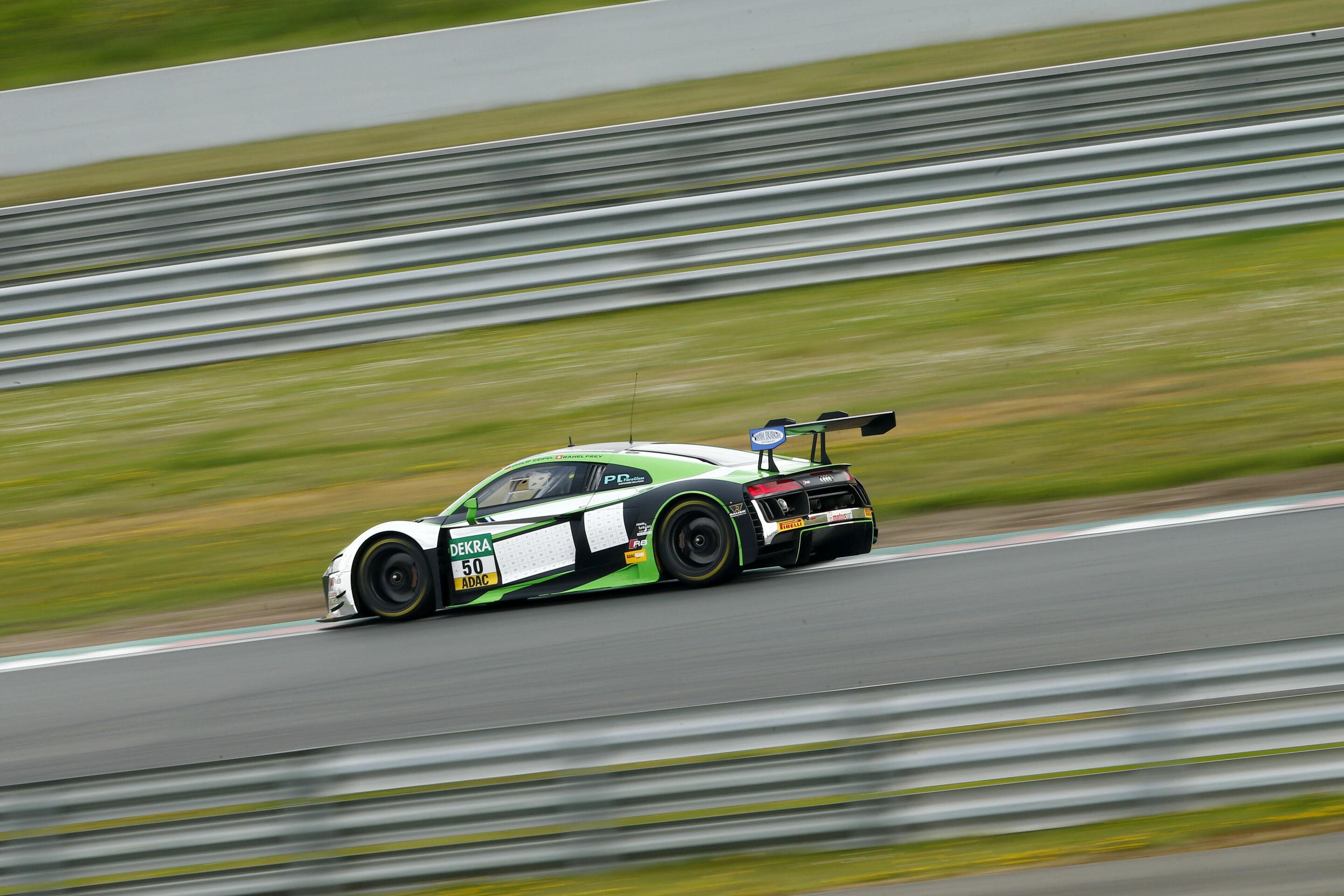 ADAC GT Masters 2017 - Audi R8 LMS #50 (Yaco Racing), Rahel Frey/Philip Geipel