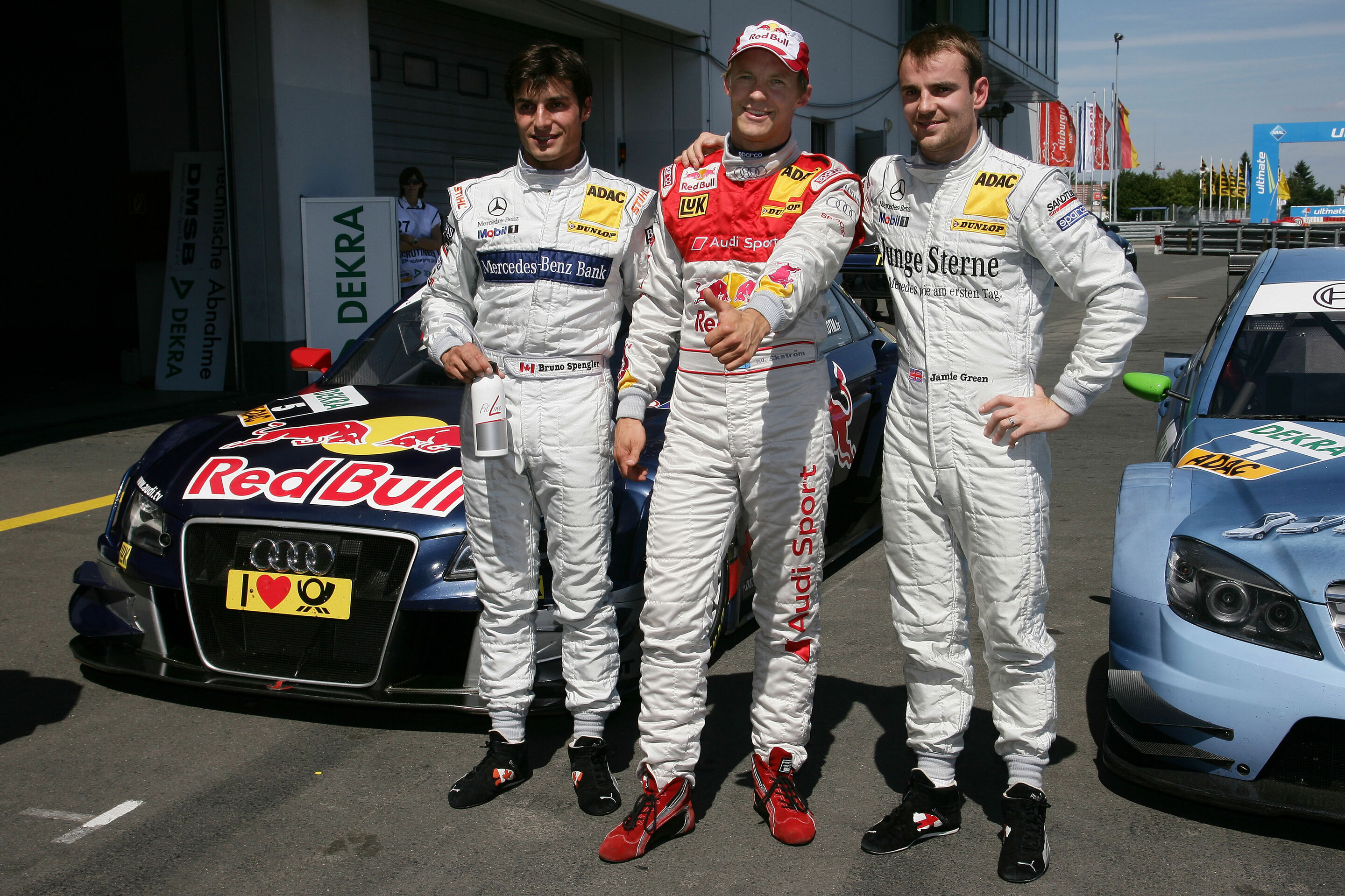 DTM 2010 - Bruno Spengler, Mattias Ekström, Jamie Green