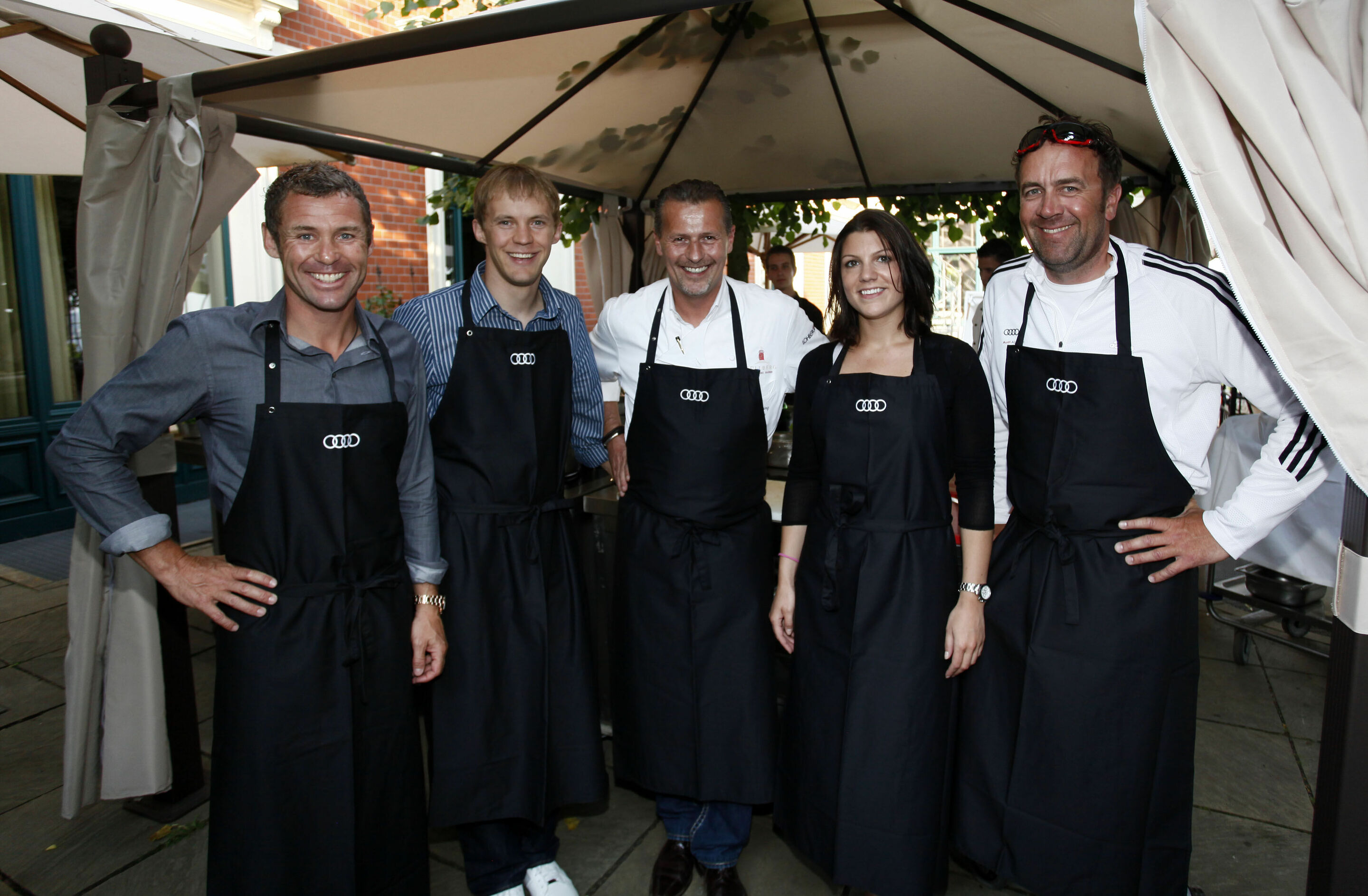 DTM 2010 - Tom Kristensen, Mattias Ekström, Karlheinz Hauser, Katherine Legge and Tim Kröger
