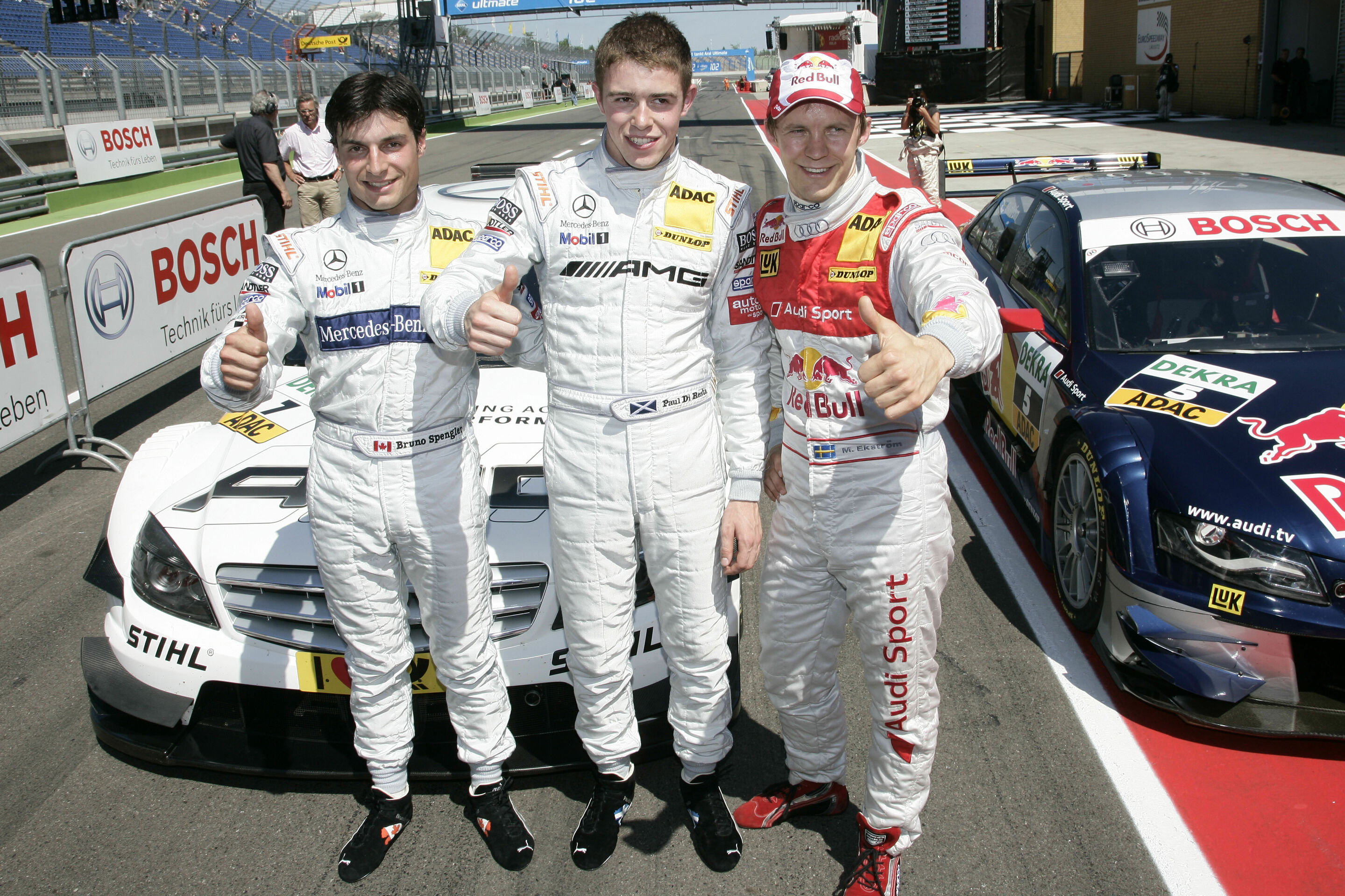 DTM 2010 - Bruno Spengler, Paul Di Resta, Mattias Ekström