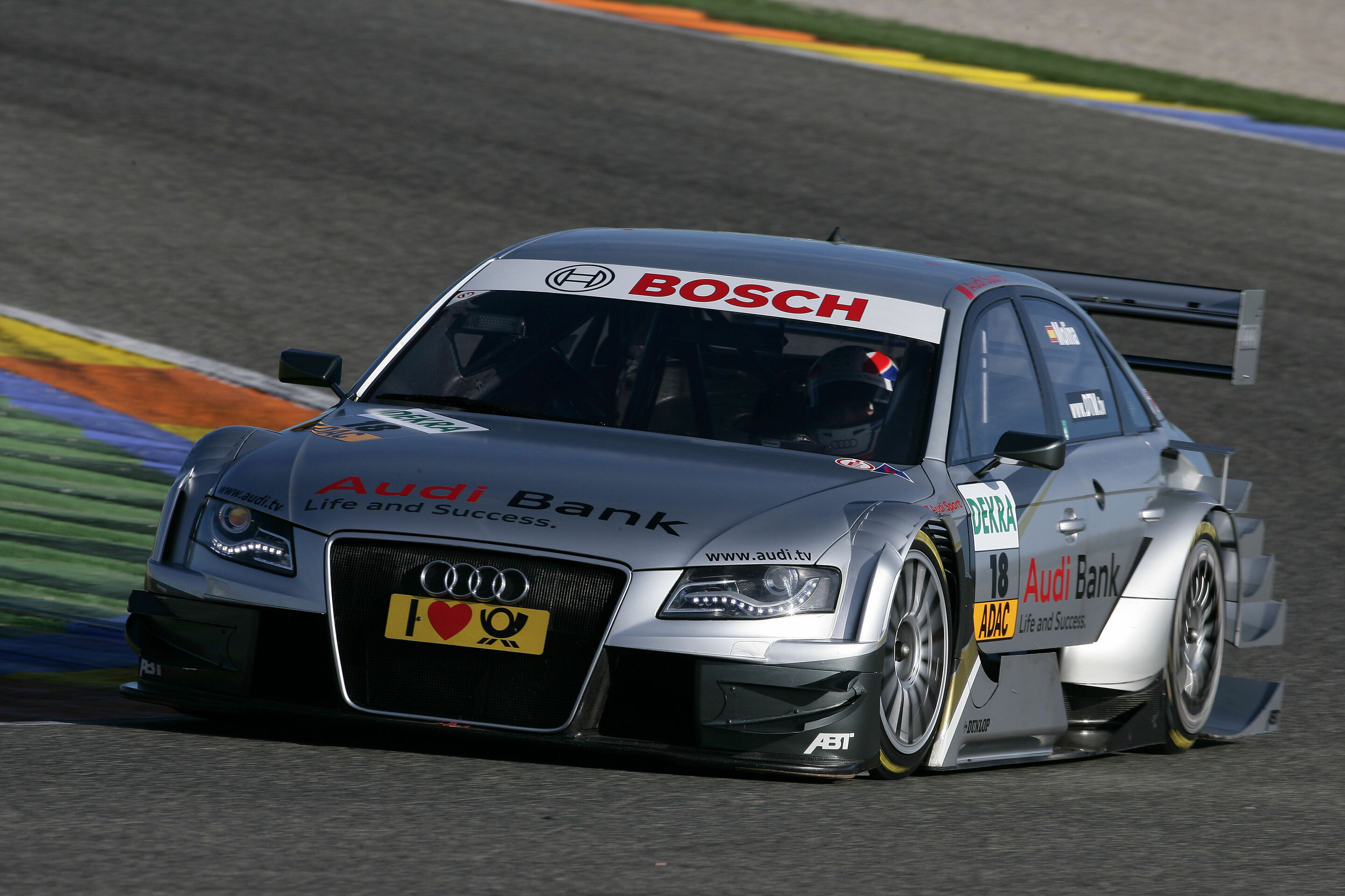 DTM 2010 - Audi Bank A4 DTM #18 (Audi Sport Rookie Team Abt), Miguel Molina