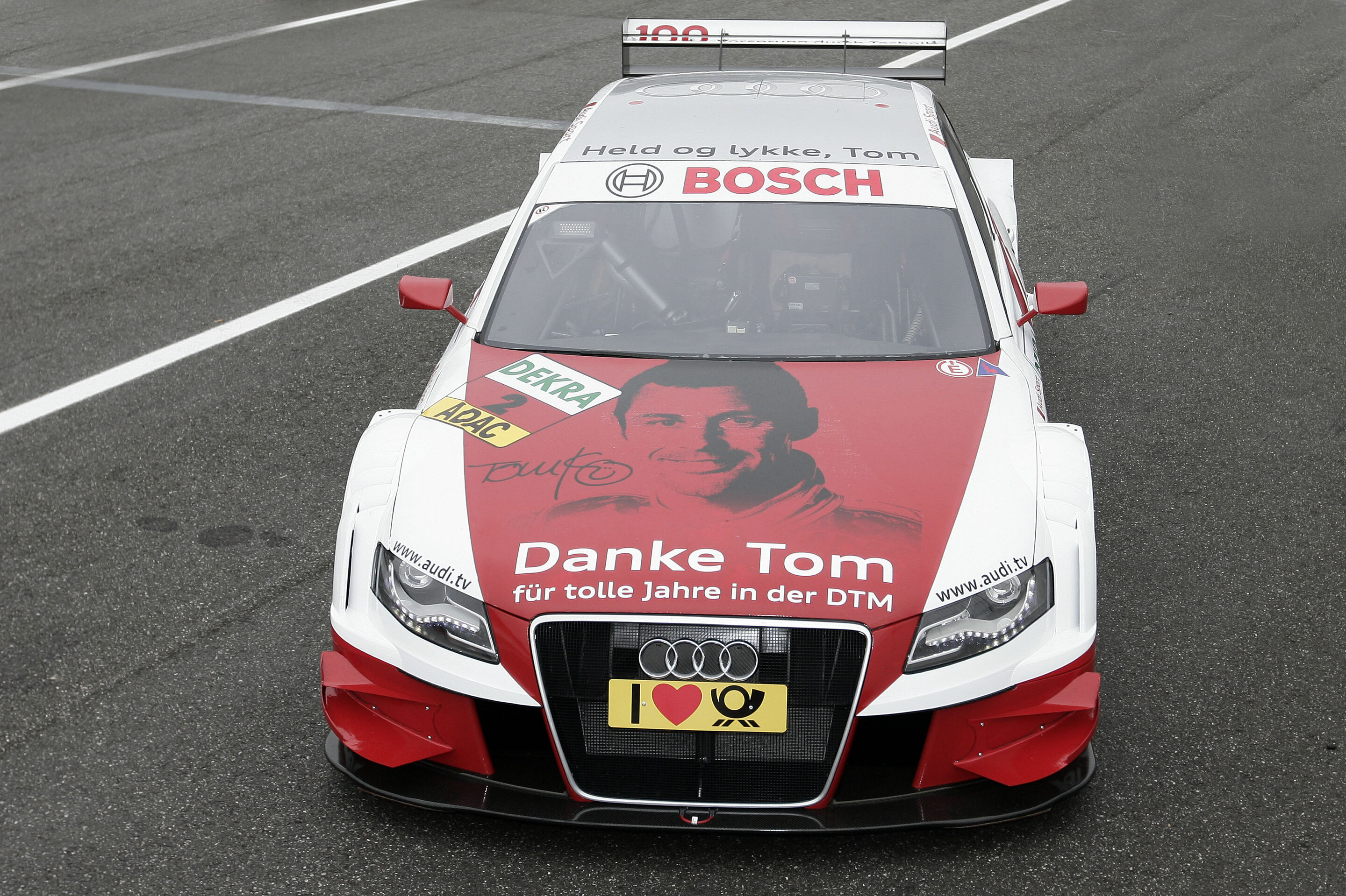 DTM 2009 - Tom Kristensens Audi A4 DTM mit Sonderdesign