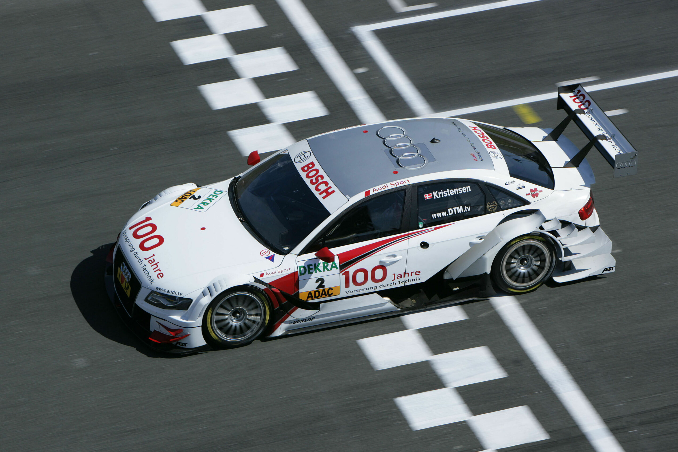 DTM 2009 - 100 Jahre Audi – A4 DTM #2 (Audi Sport Team Abt Sportsline), Tom Kristensen