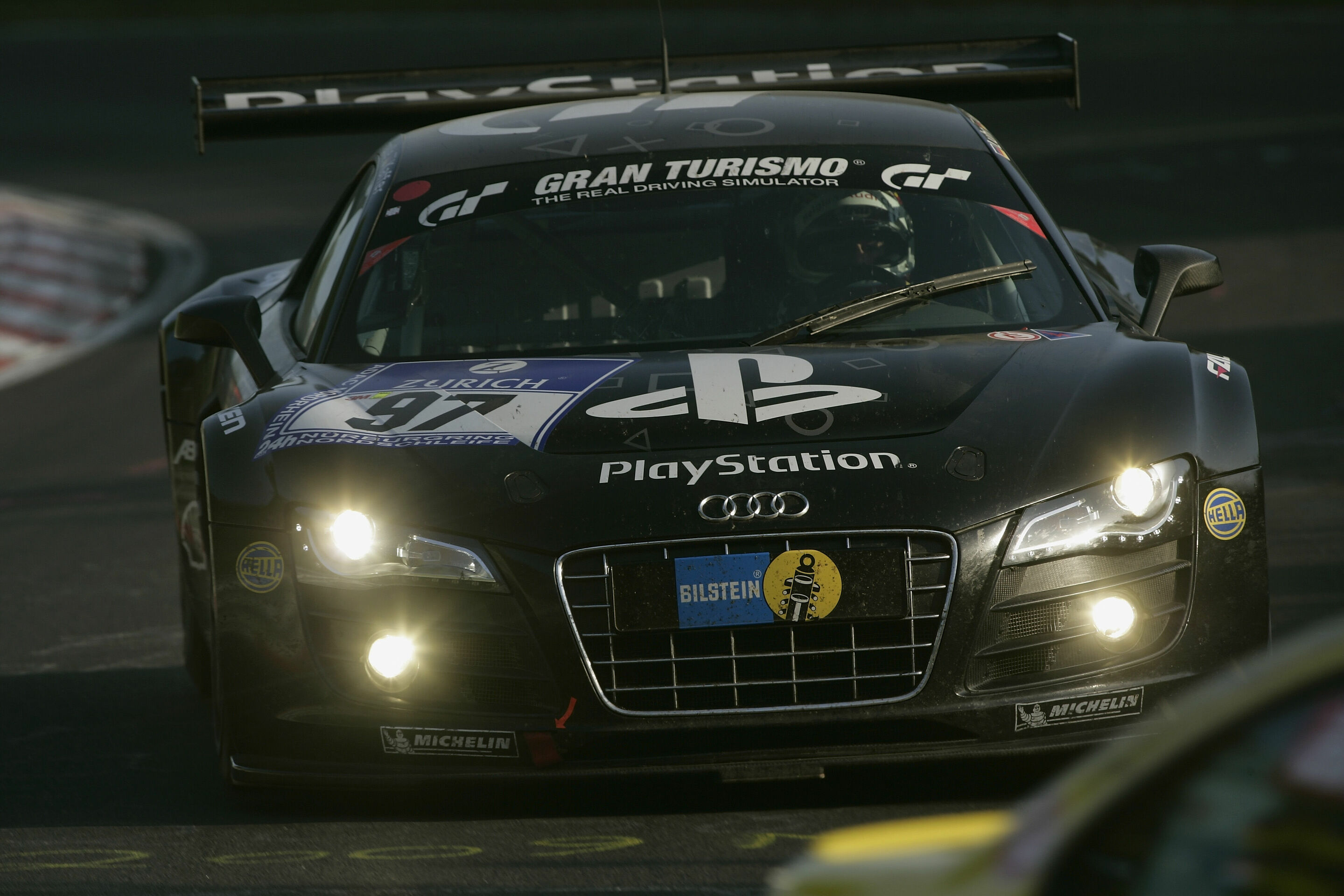 24h Nürburgring 2009 - Audi R8 LMS#97 (Team ABT Sportsline), Christian Abt/Jean-François Hemroulle/Pierre Kaffer/Lucas Luhr