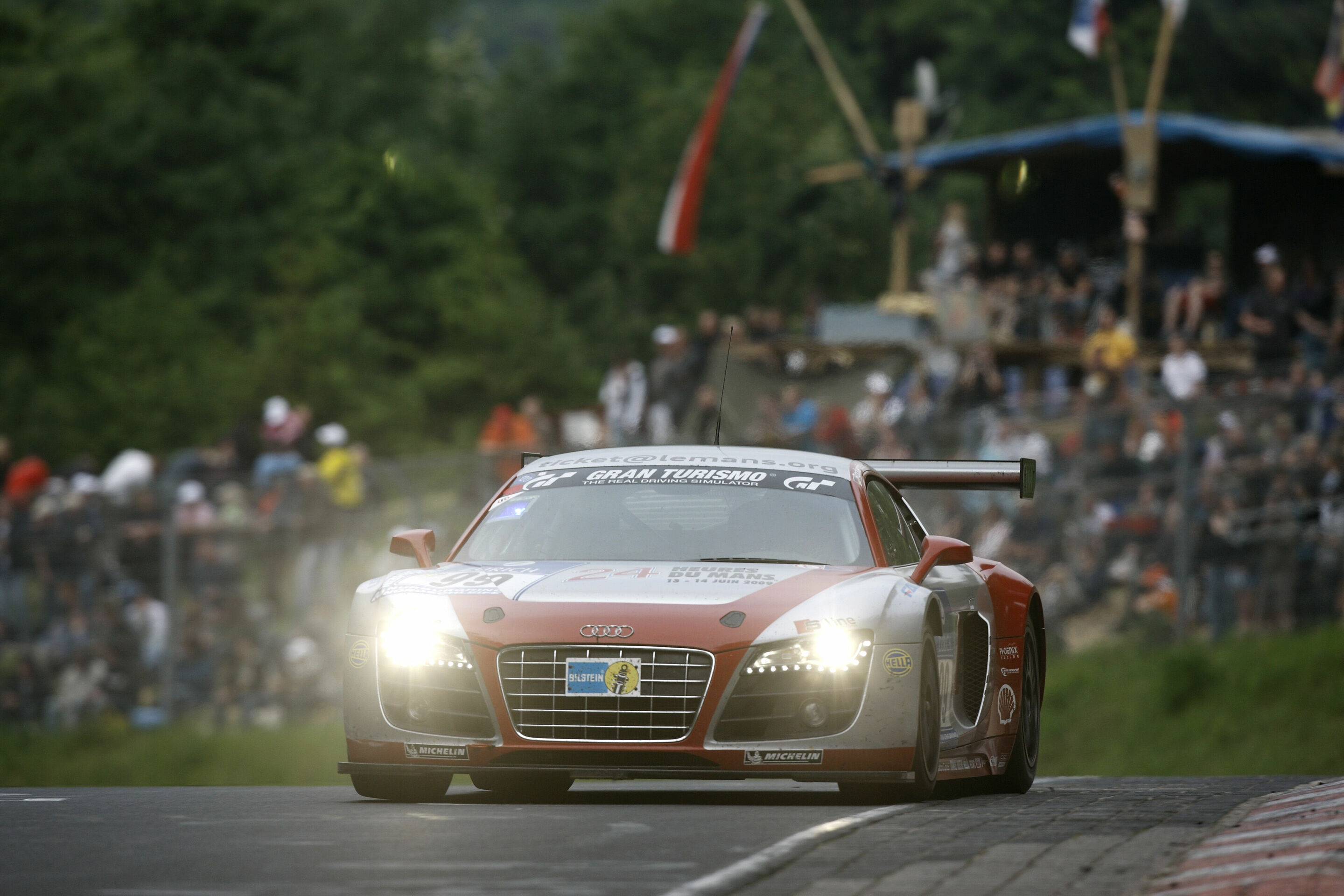 24h Nürburgring 2009 - Audi R8 LMS#99 (Phoenix Racing), Marc Basseng/Marcel Fässler/Mike Rockenfeller/Frank Stippler
