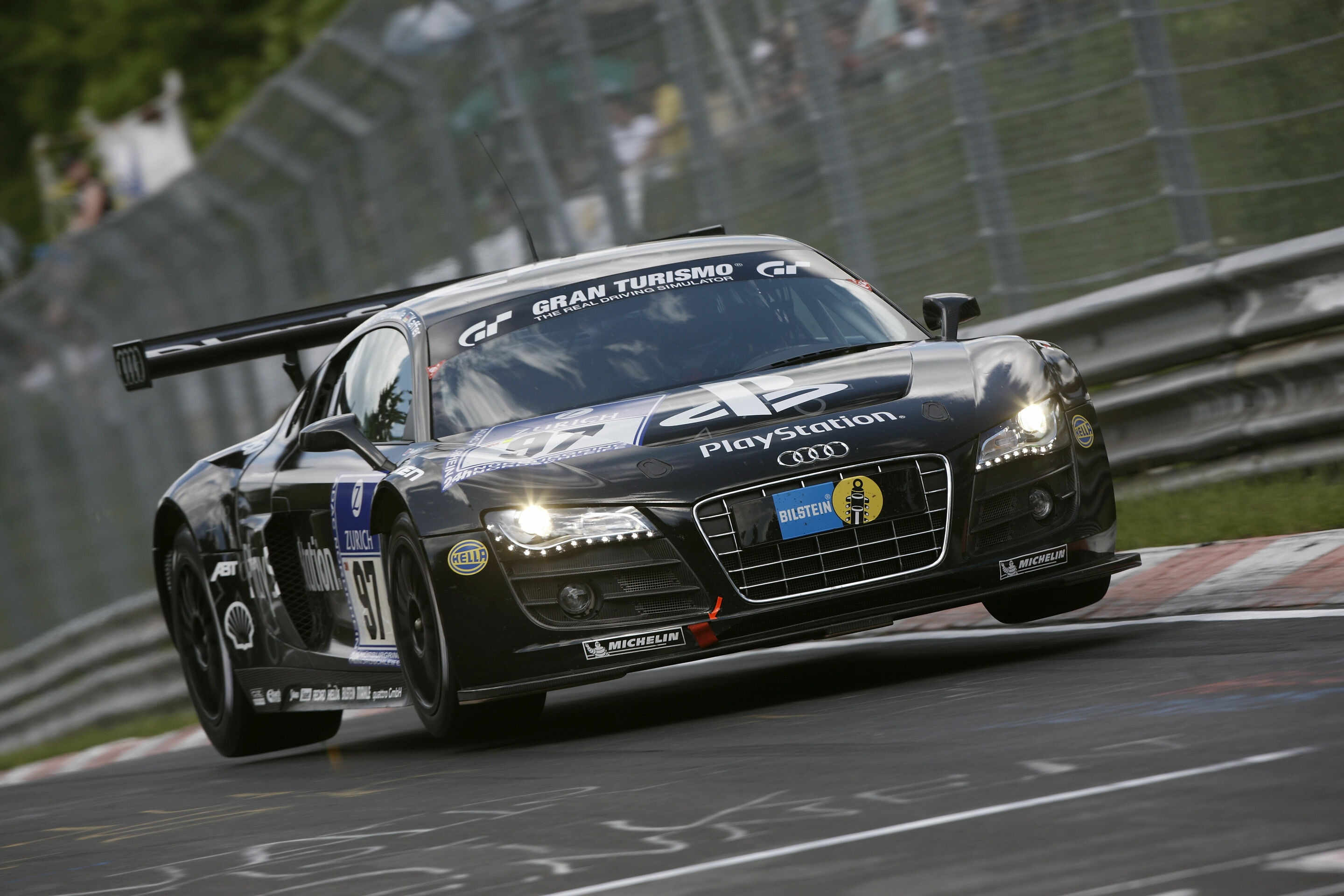 24h Nürburgring 2009 - Audi R8 LMS#97 (Team ABT Sportsline), Christian Abt/Jean-François Hemroulle/Pierre Kaffer/Lucas Luhr