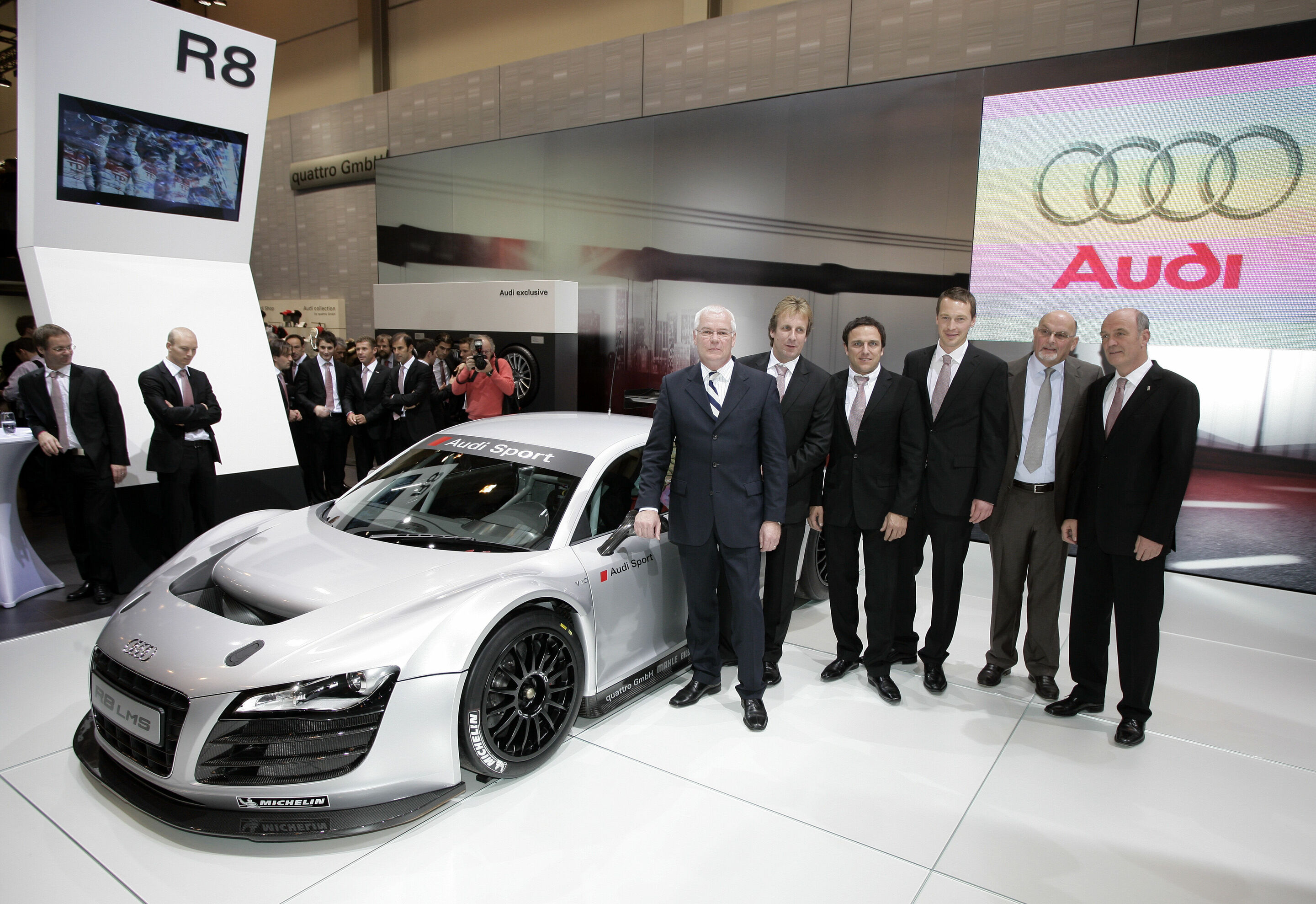 Audi R8 LMS - Der Audi R8 LMS bei der Enthüllung auf der Essen Motor Show