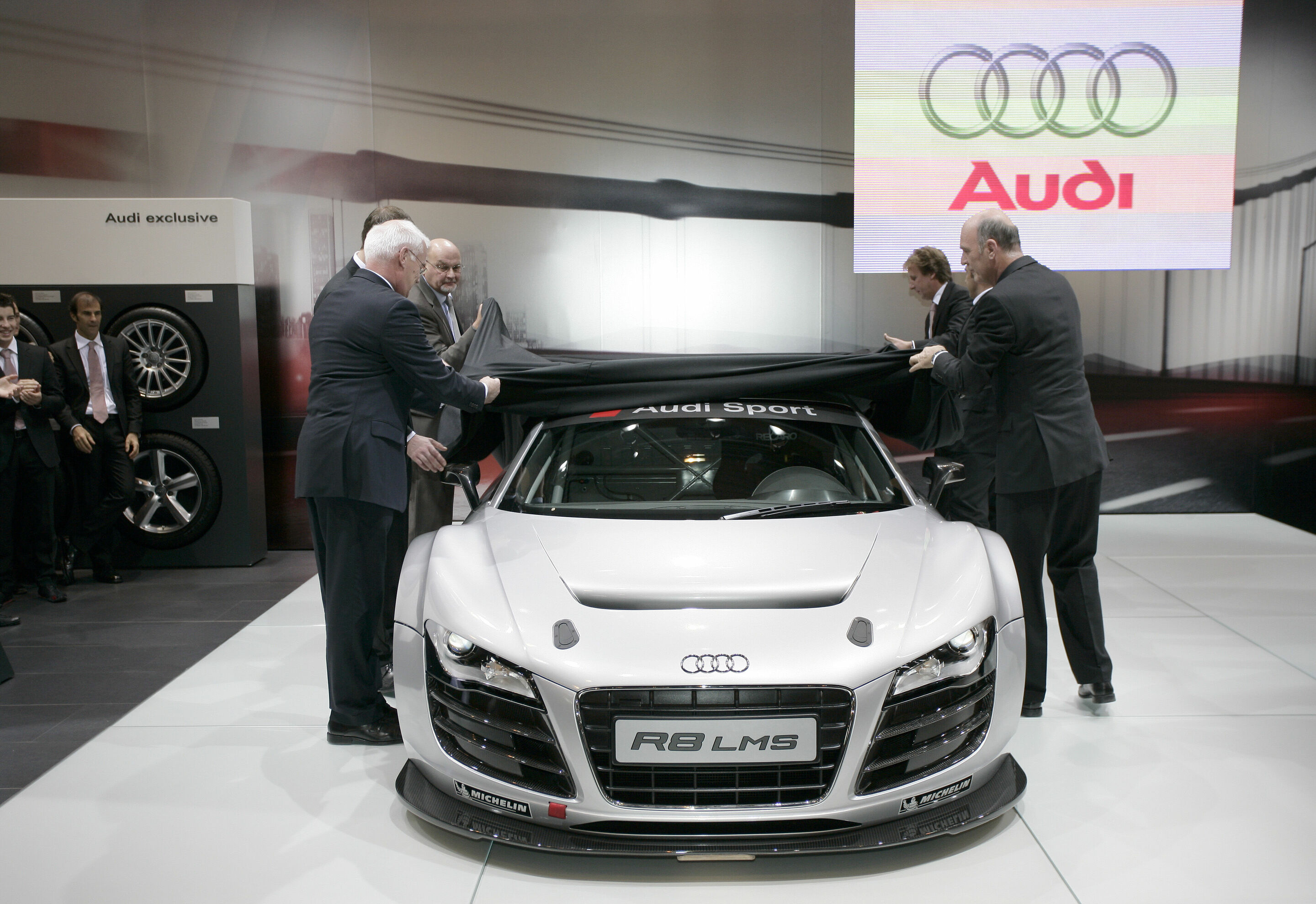 Audi R8 LMS - Der Audi R8 LMS bei der Enthüllung auf der Essen Motor Show