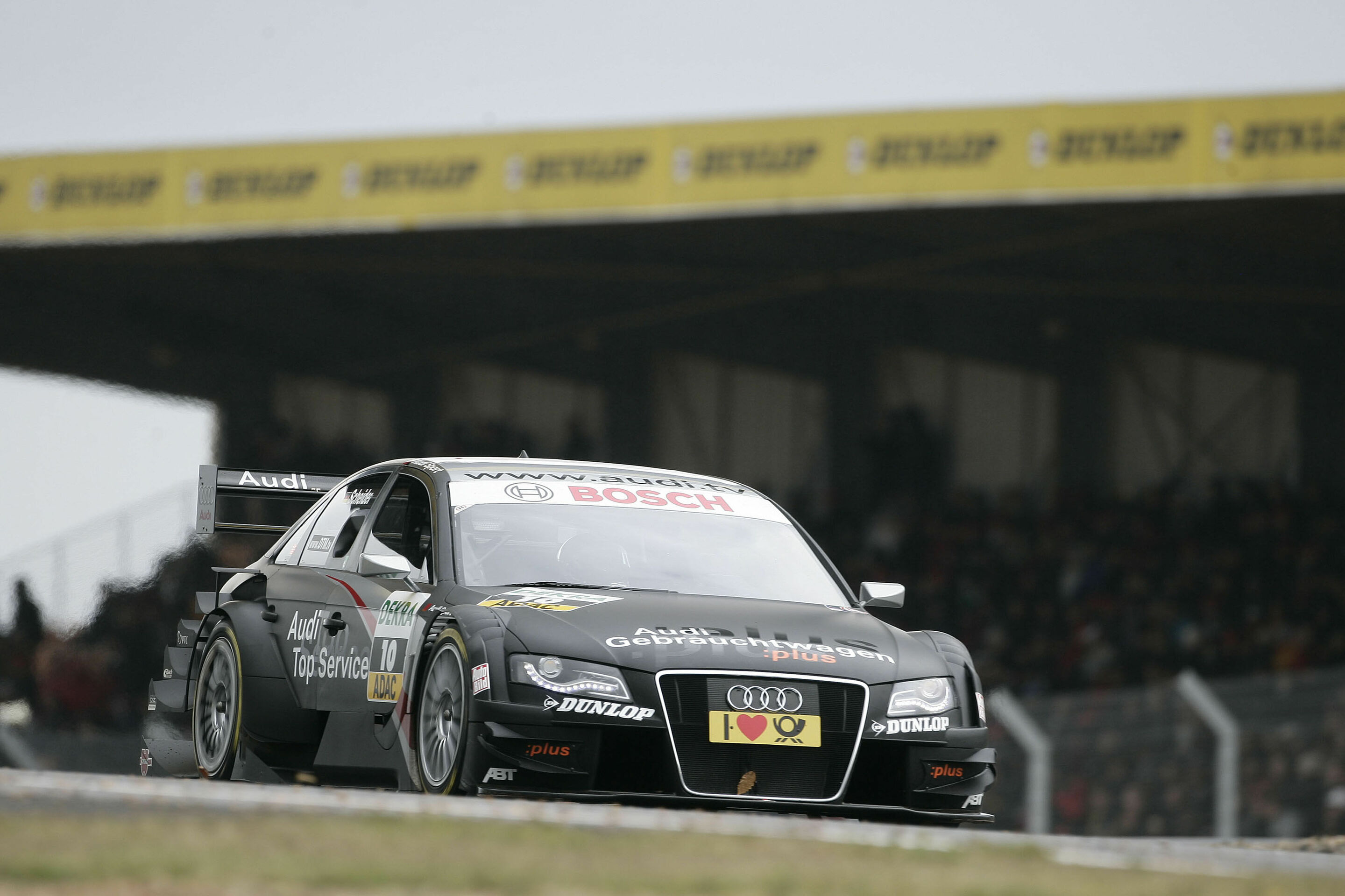 DTM 2008 - Gebrauchtwagen:plus/Top Service Audi A4 DTM #10 (Audi Sport Team Abt Sportsline), Timo Scheider