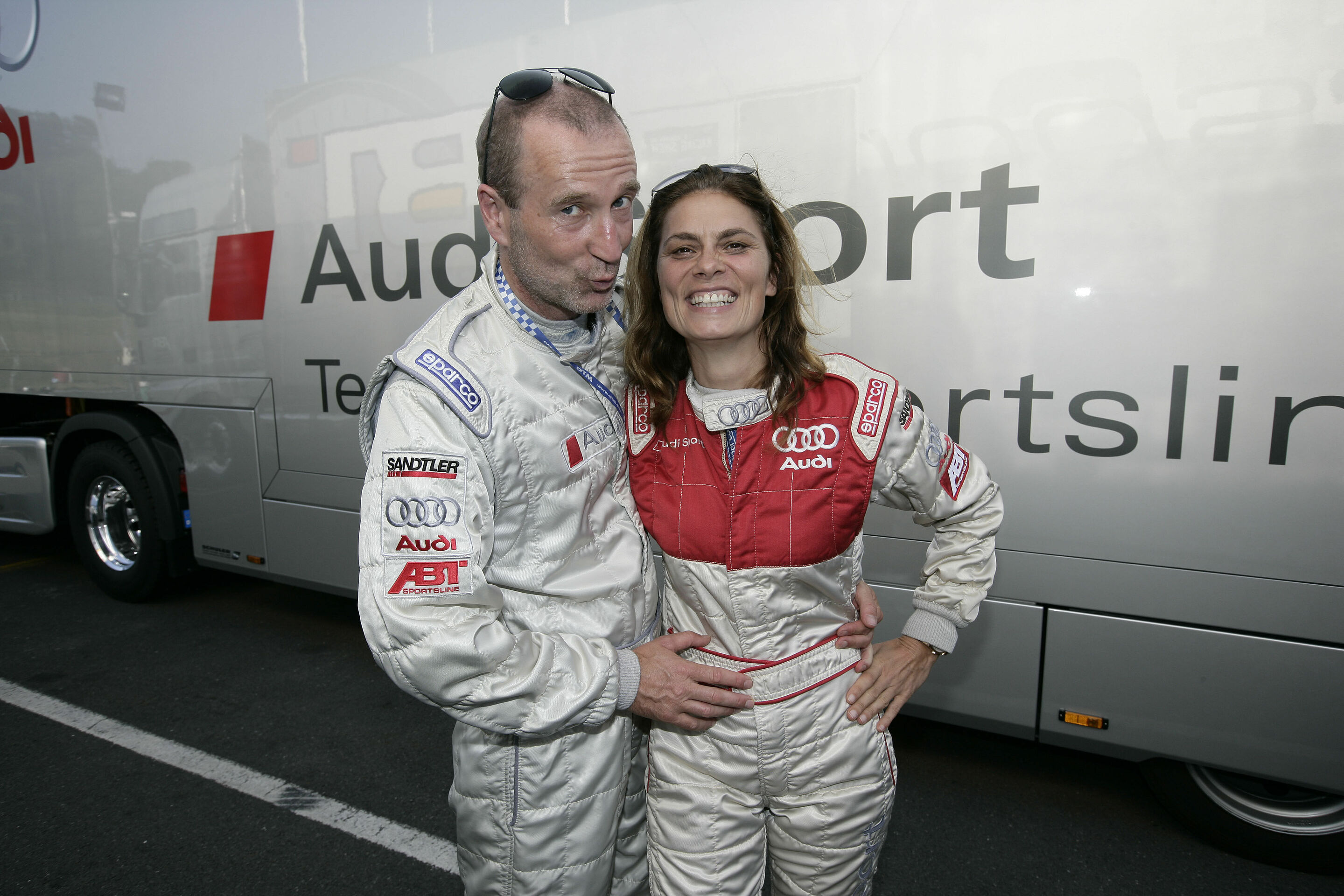 DTM 2008 - Peter Lohmeyer, Sarah Wiener, DTM Brands Hatch 2008
