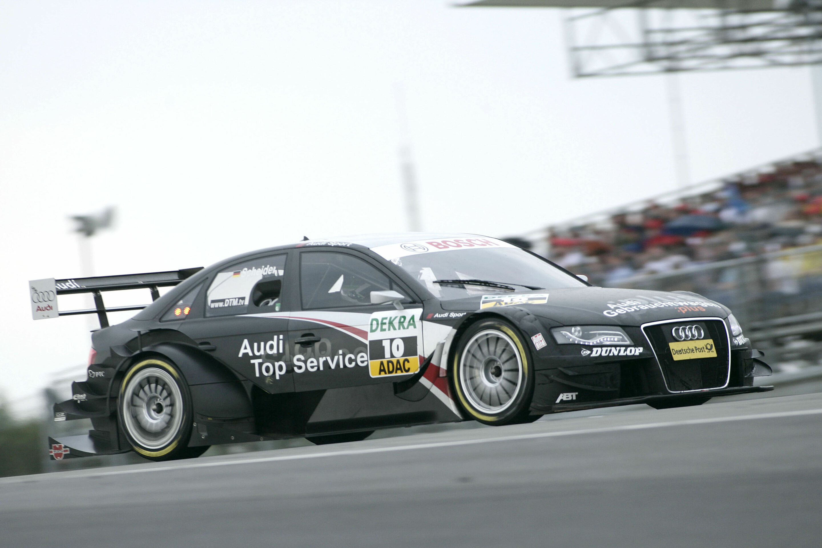DTM 2008 - Gebrauchtwagen:plus/Top Service Audi A4 DTM #10 (Audi Sport Team Abt Sportsline), Timo Scheider