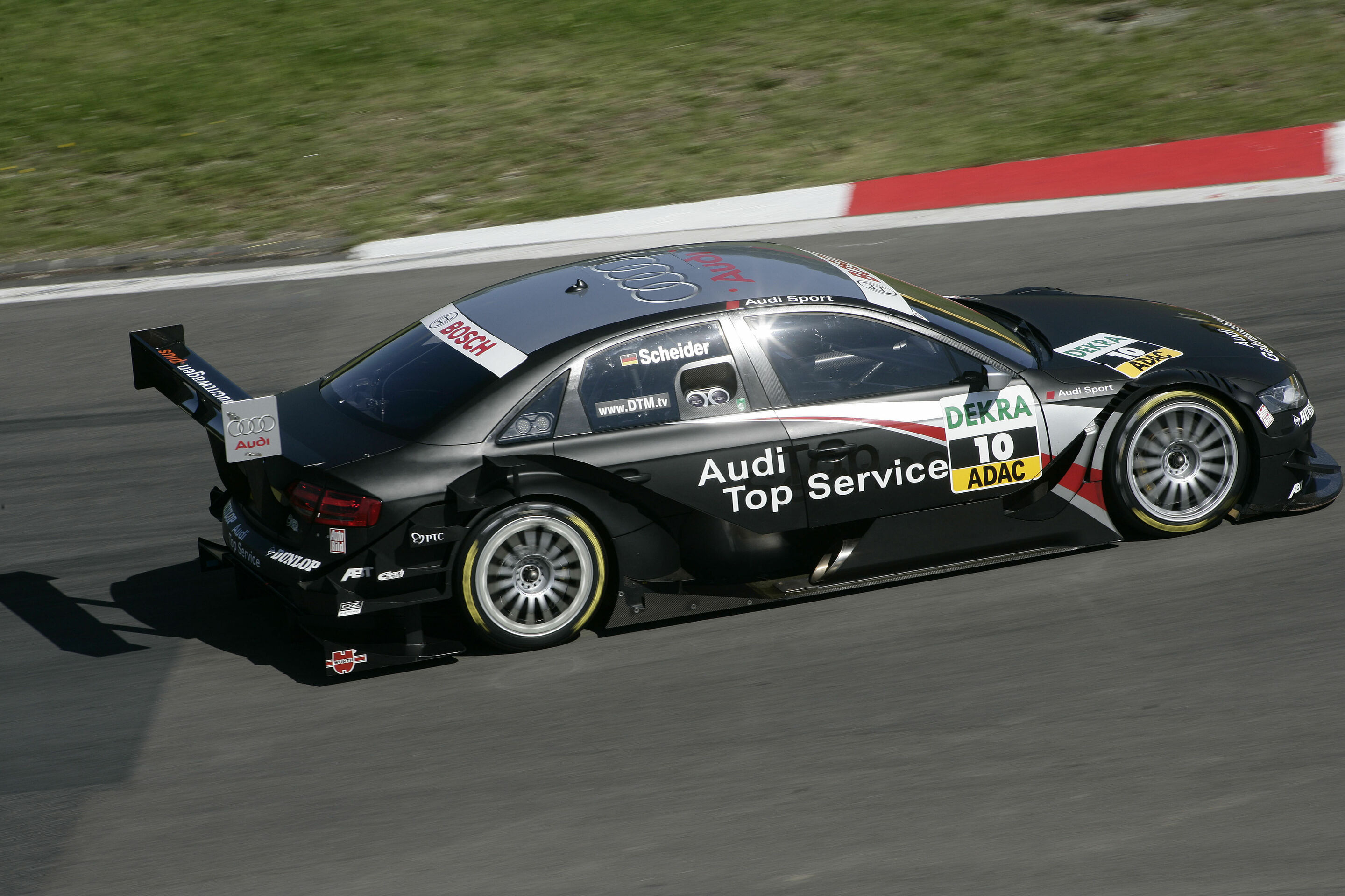 DM 2008 - Gebrauchtwagen:plus/Top Service Audi A4 DTM #10 (Audi Sport Team Abt Sportsline), Timo Scheider