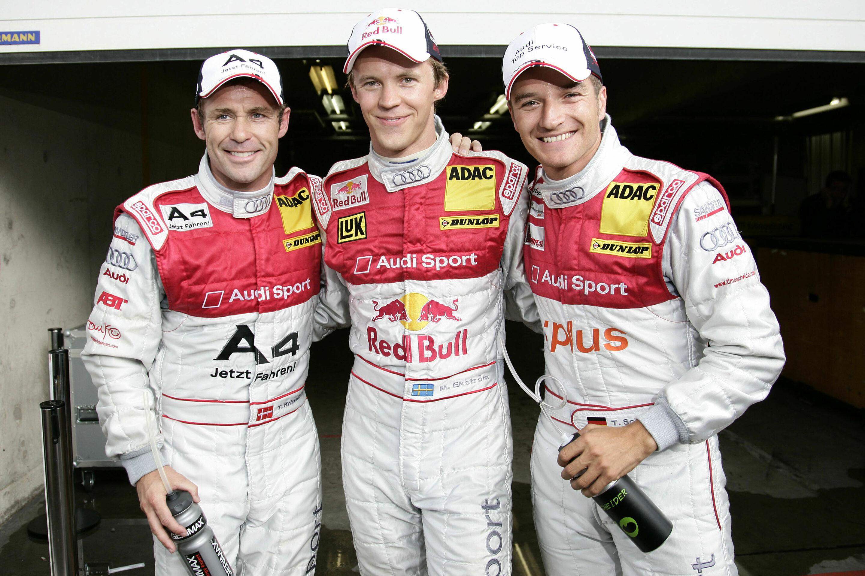 DTM 2008 - Tom Kristensen, Mattias Ekström, Timo Scheider