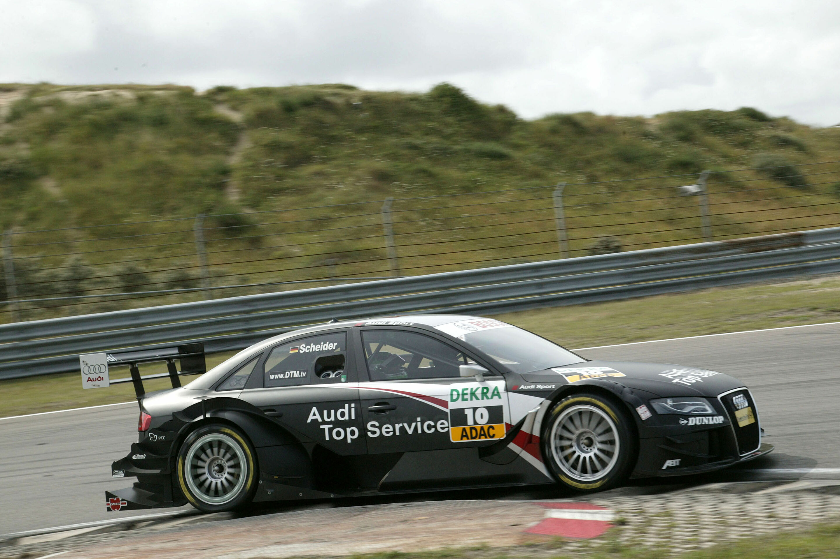 DTM 2008 - Gebrauchtwagen:plus/Top Service Audi A4 DTM #10 (Audi Sport Team Abt Sportsline), Timo Scheider