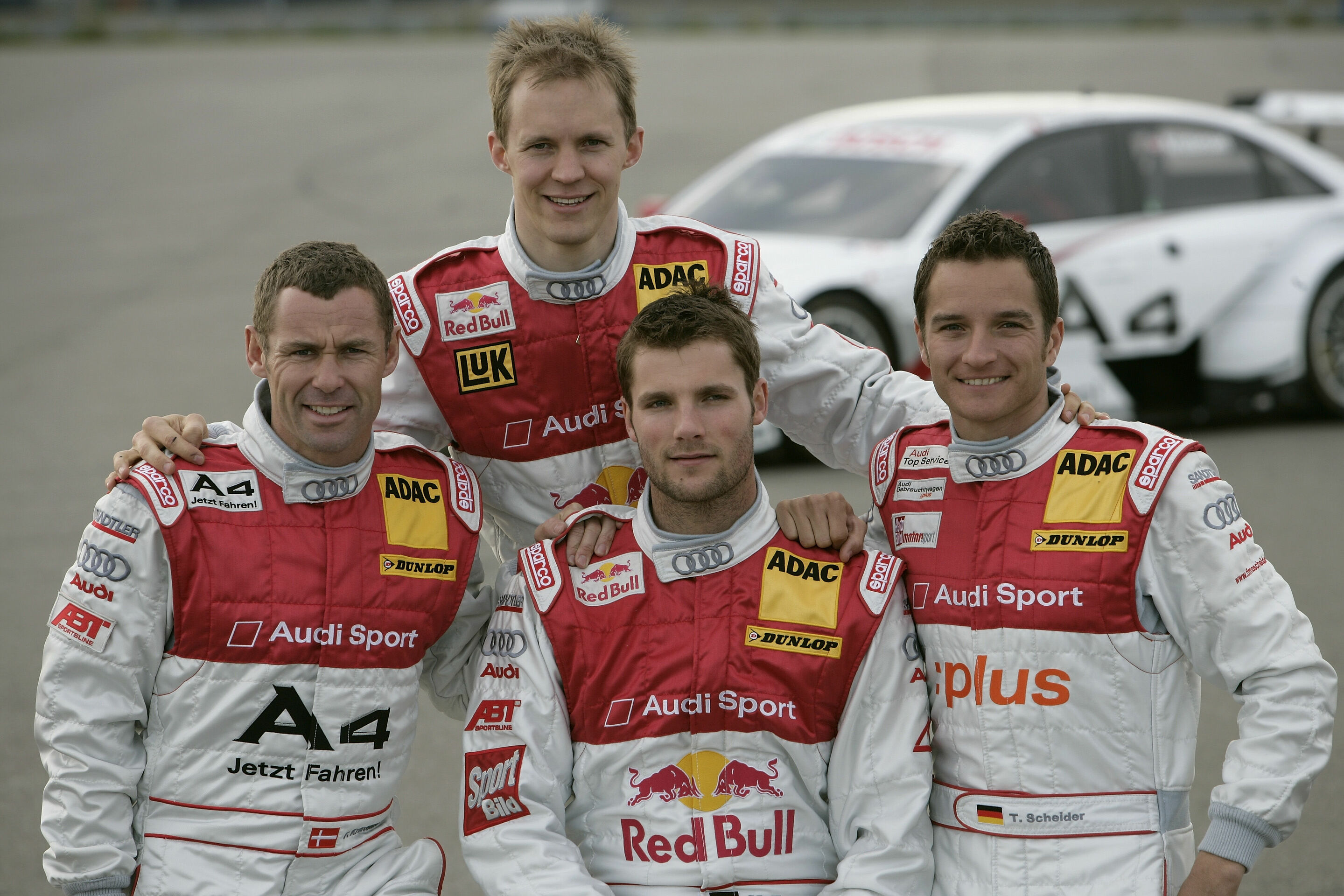 DTM 2008 - Tom Kristensen, Mattias Ekström, Martin Tomczyk, Timo Scheider
