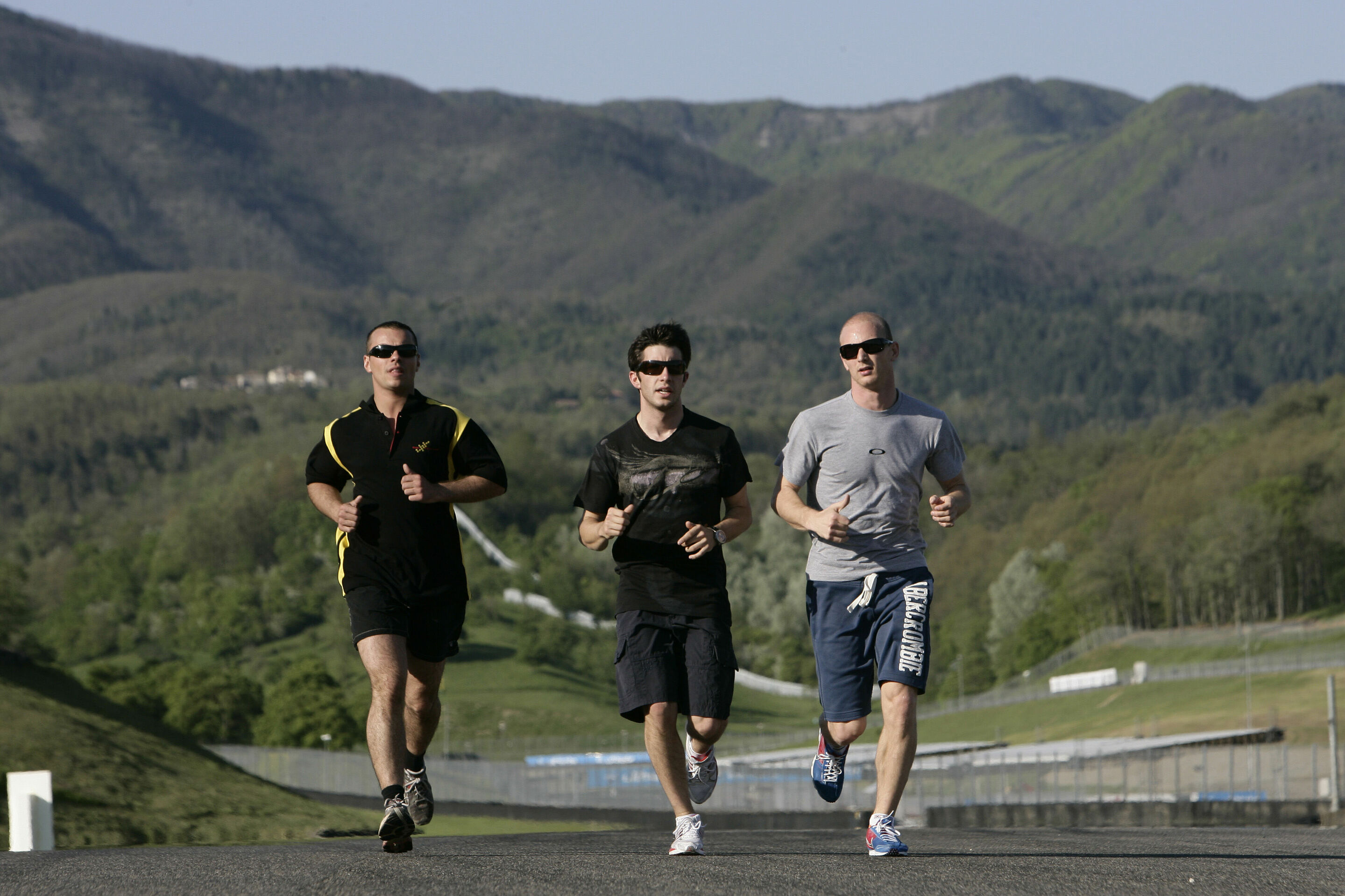 DTM 2008 - Mike Rockenfeller (centre); Alexandre Prémat (right)