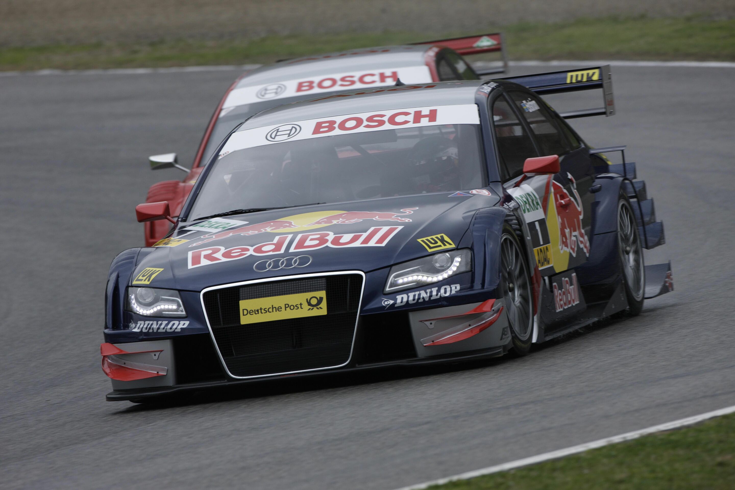 DTM 2008 - Mattias Ekström im Audi A4 DTM bei Testfahrten in Mugello