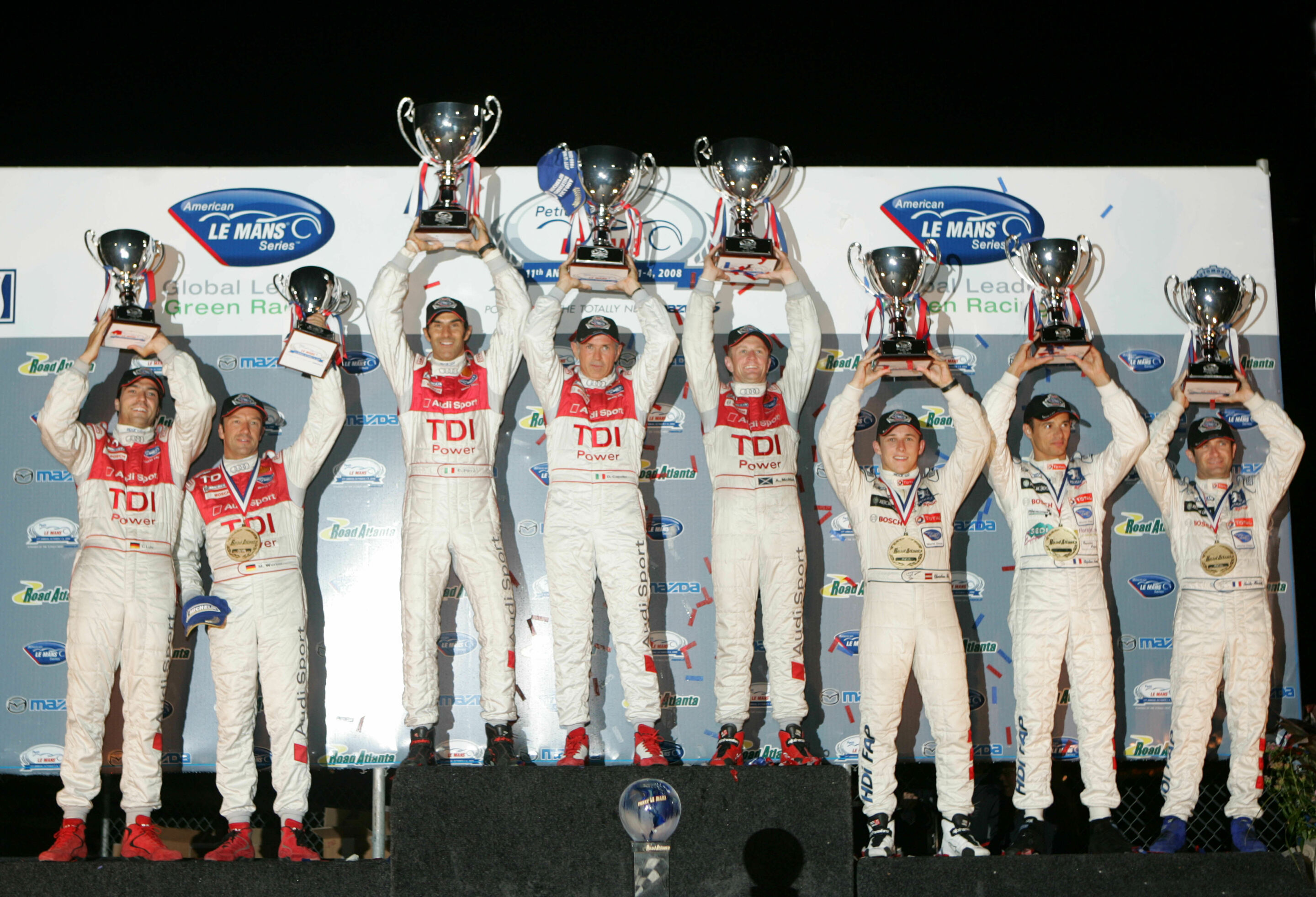 DTM 2008 - The podium at Road Atlanta