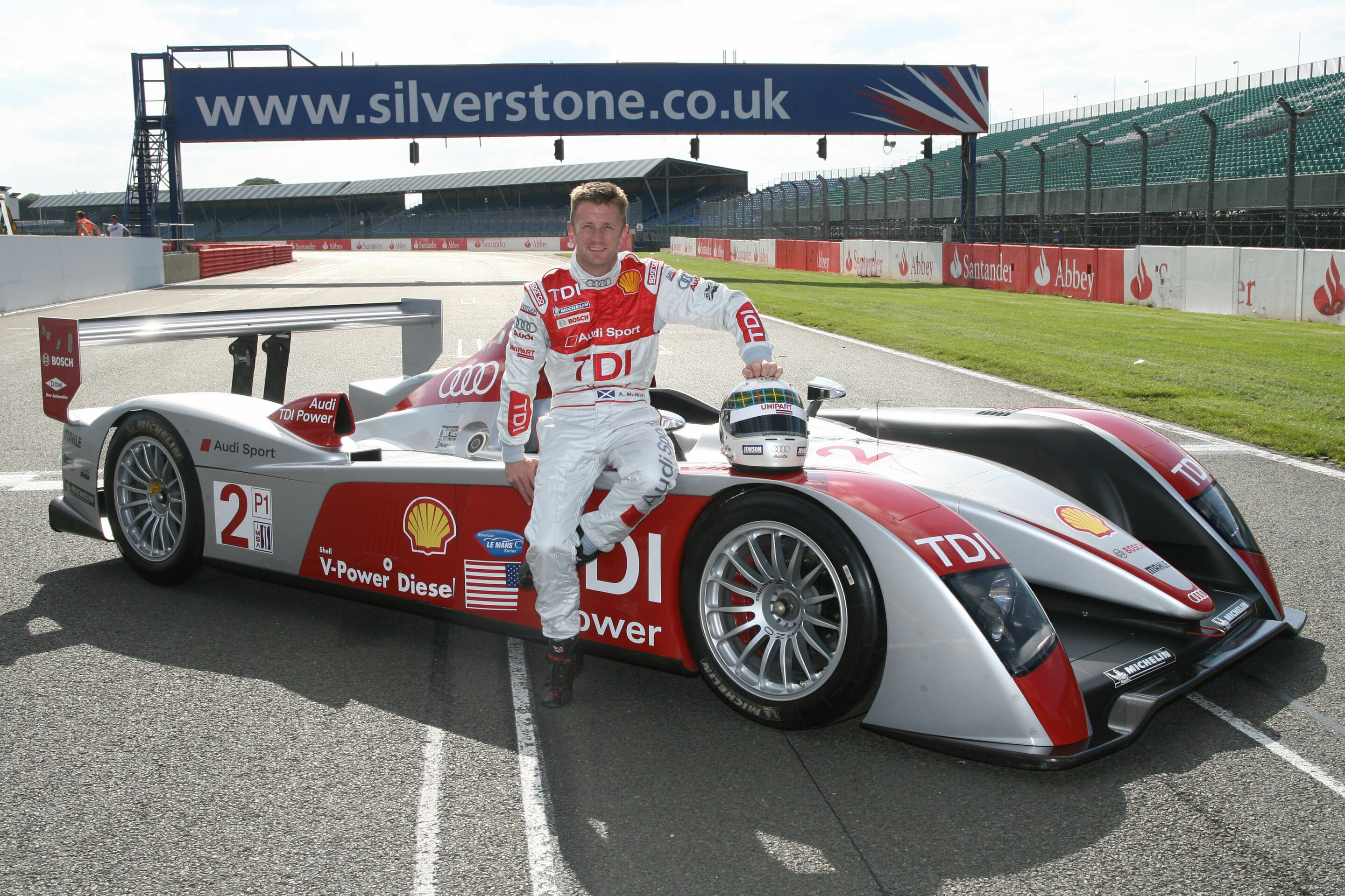 LMS 2008 - Allan McNish und der Audi R10 TDI in Silverstone