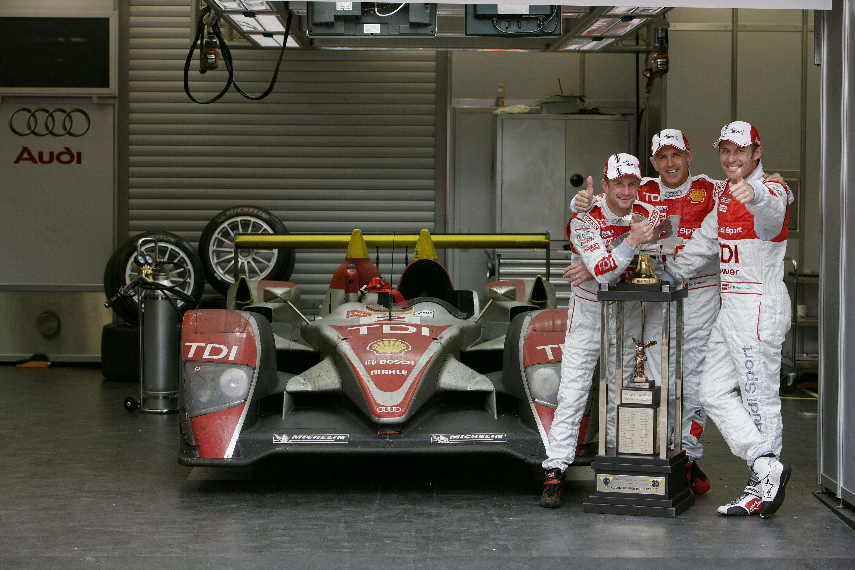 Le Mans 2008 - Allan McNish, Dindo Capello, Tom Kristensen