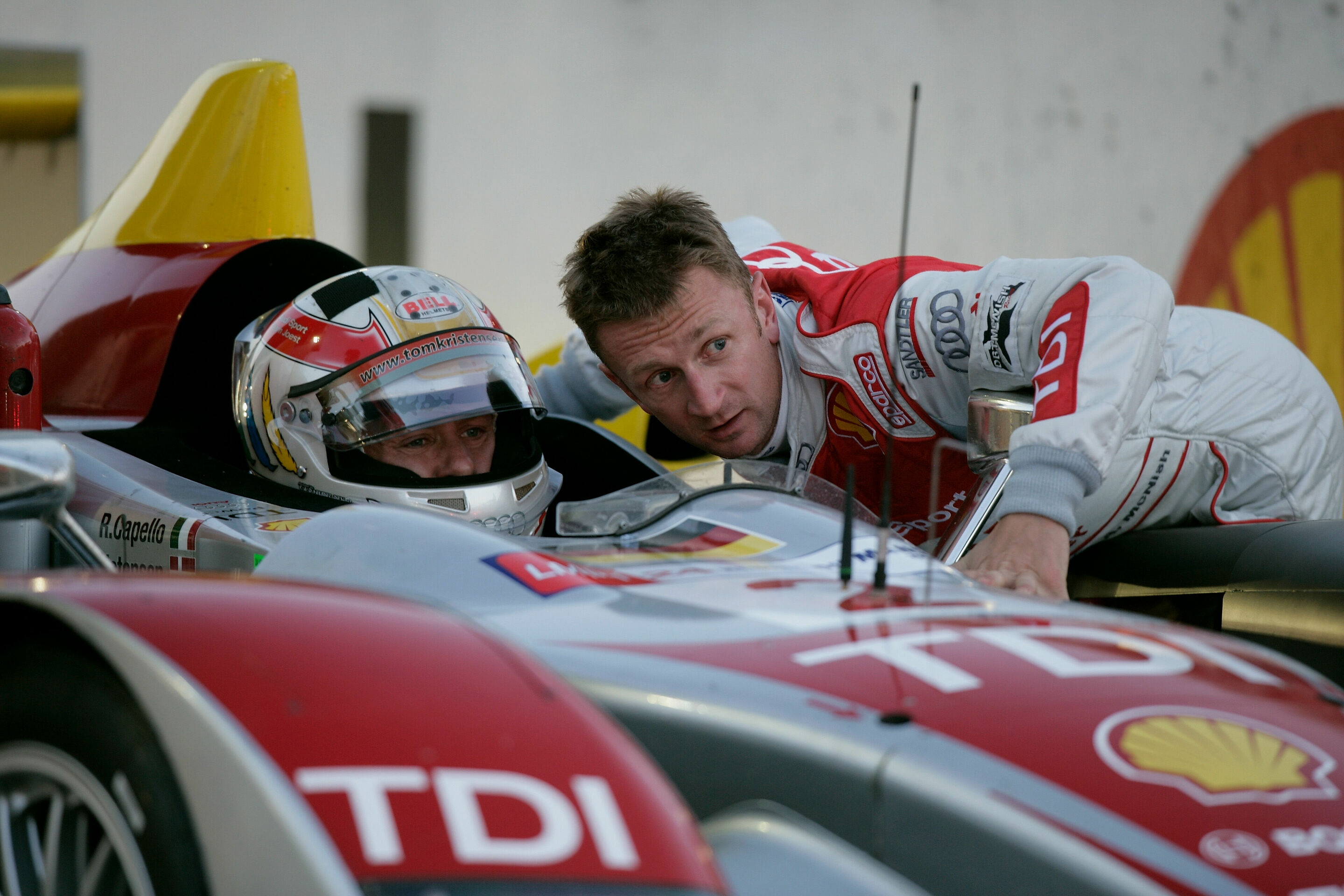 Le Mans 2008 - Tom Kristensen und Allan McNish (rechts)