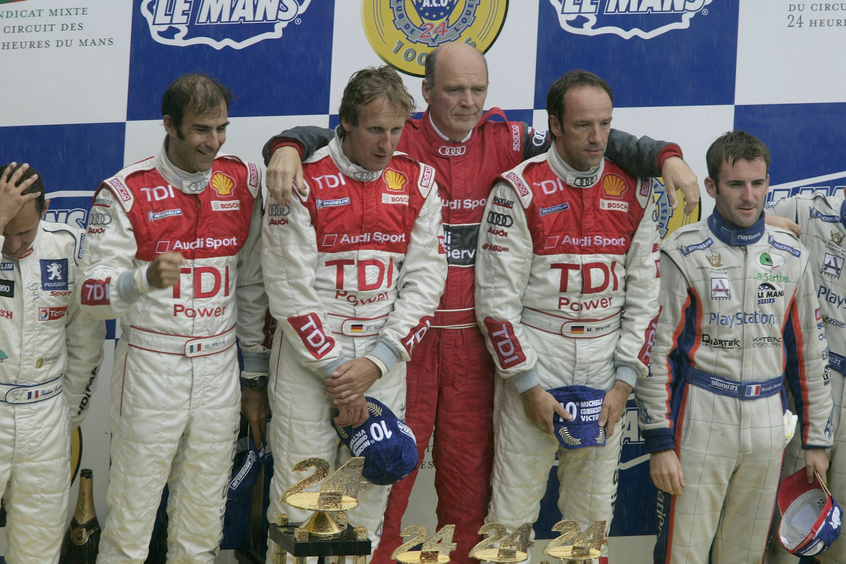 Le Mans 2007 - Emanuele Pirro, Frank Biela, Dr. Wolfgang Ullrich, Marco Werner