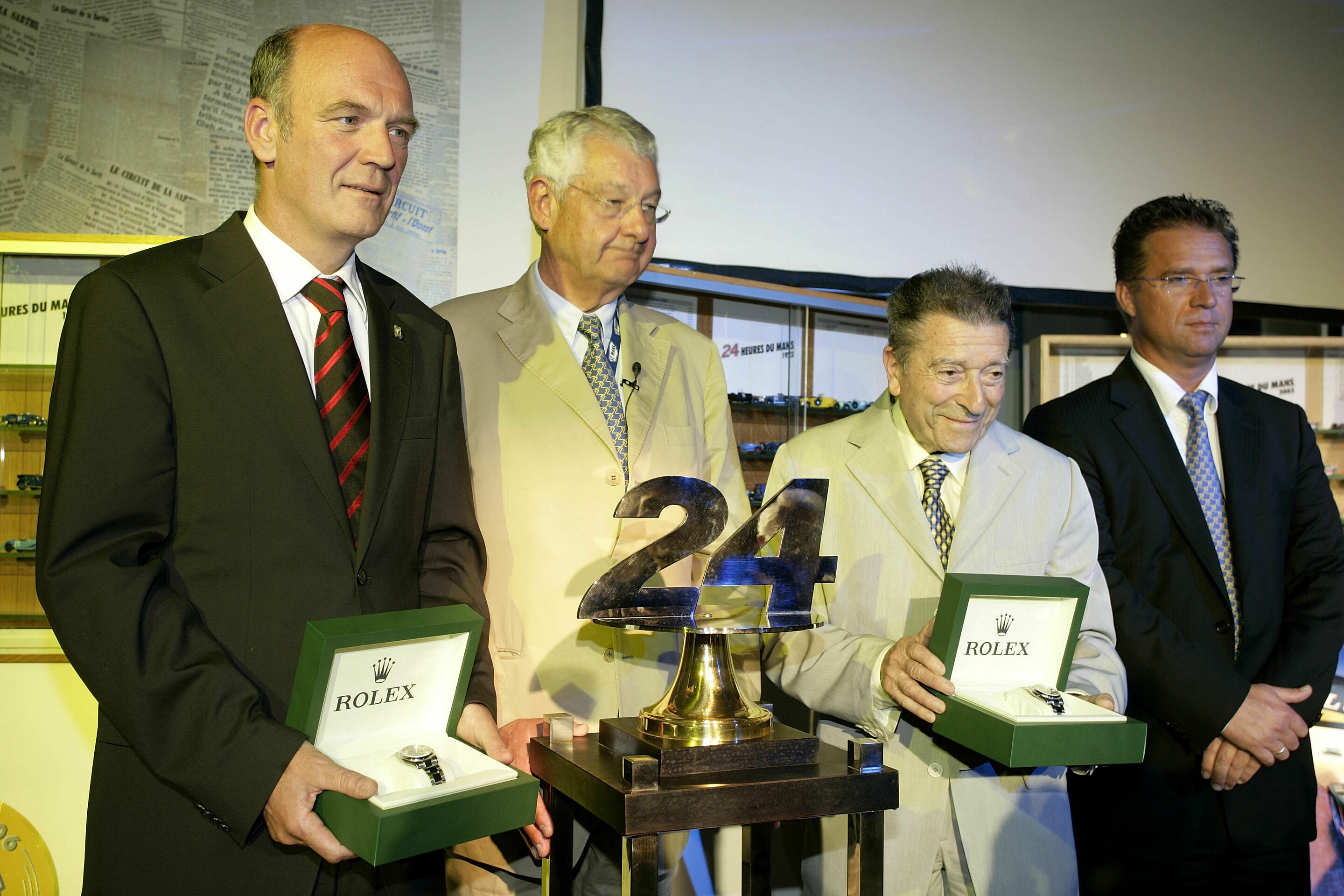 Le Mans 2007 - Dr. Wolfgang Ullrich, Jean-Claude Plassart, Jacques Issautier, Patrick Chaillou