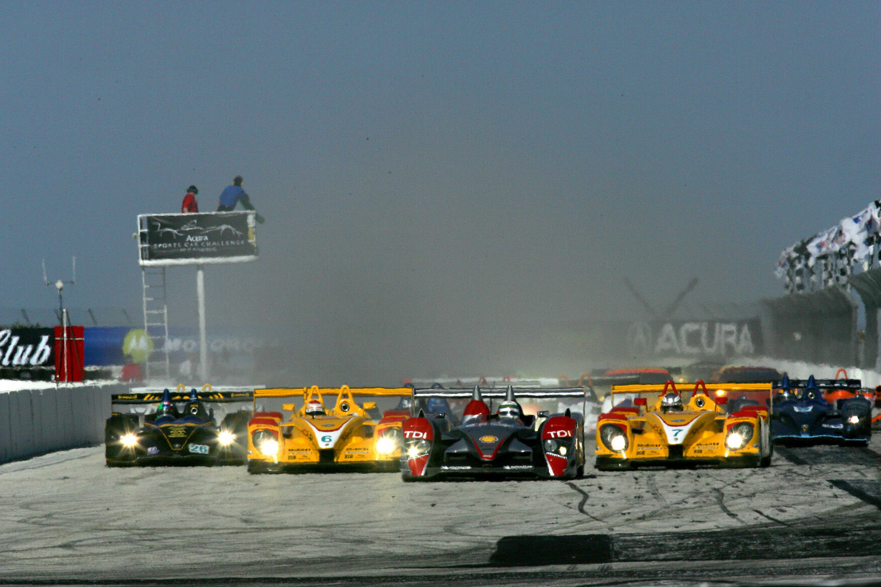 ALMS 2007 - Allan McNish übernimmt am Start die Führung