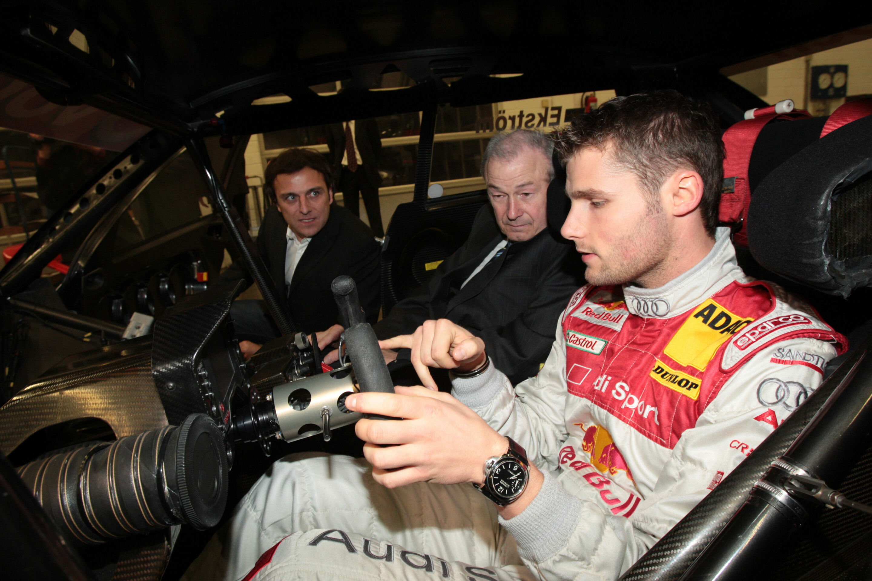 DTM 2007 - Christian Abt, Günther Beckstein and Martin Tomczyk