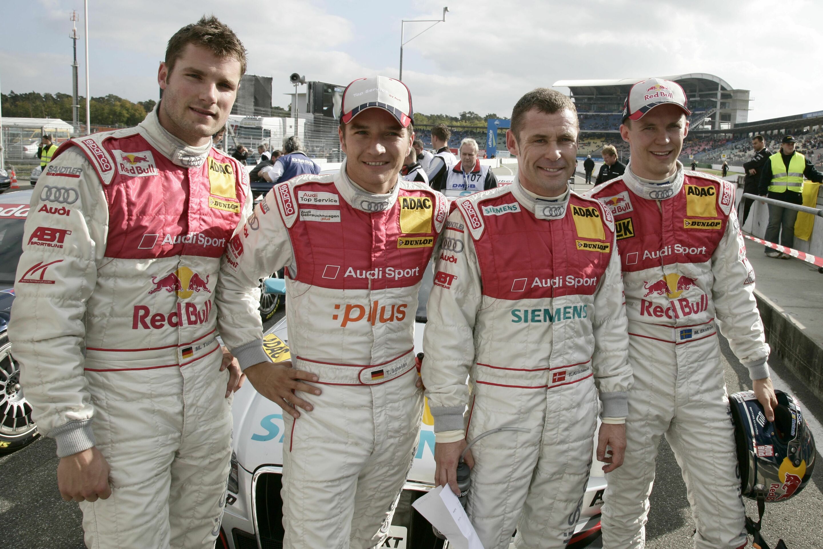 DTM 12007 - Martin Tomczyk, Timo Scheider, Tom Kristensen, Mattias Ekström