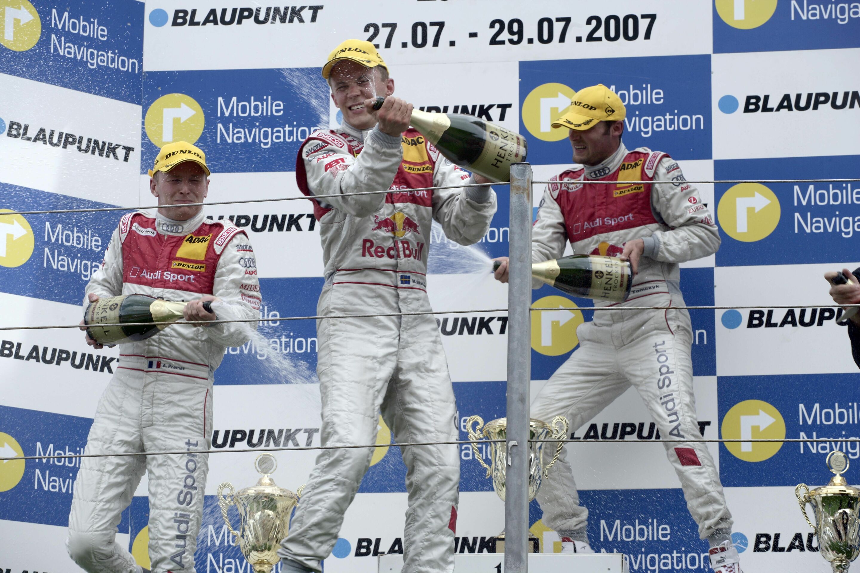 DTM 2007 - Alexandre Prémat, Mattias Ekström, Martin Tomczyk