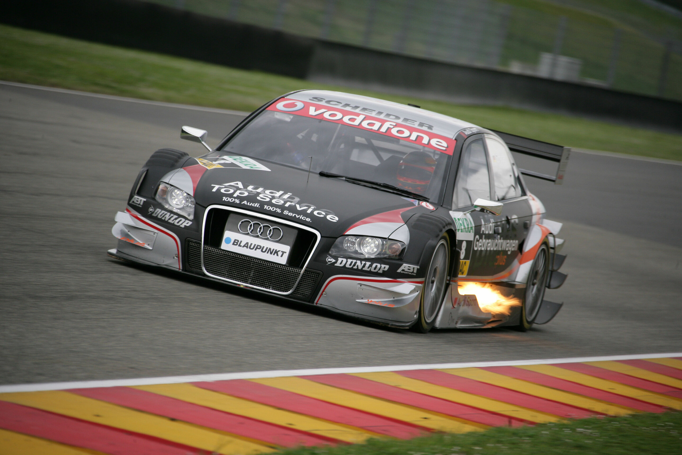 DTM 2007 - Timo Scheider bei Testfahrten in Mugello