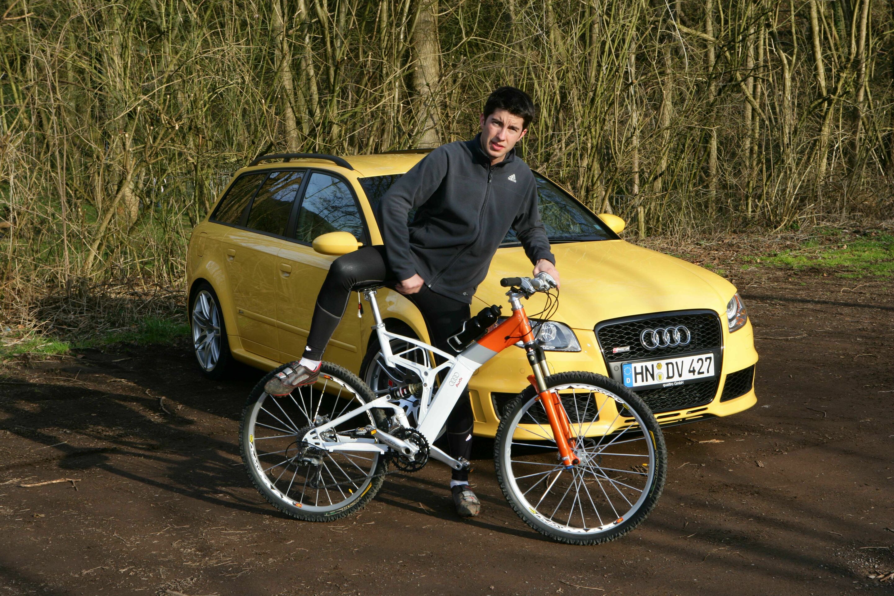 DTM 2007 - Audi factory driver Mike Rockenfeller with the Audi RS4 Avant