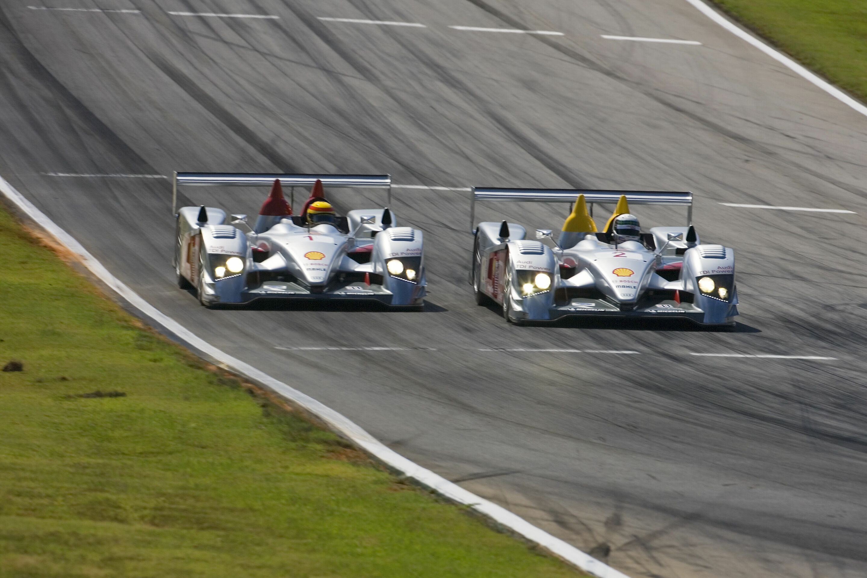 ALMS 2006 - Frank Biela (left) and Allan McNish