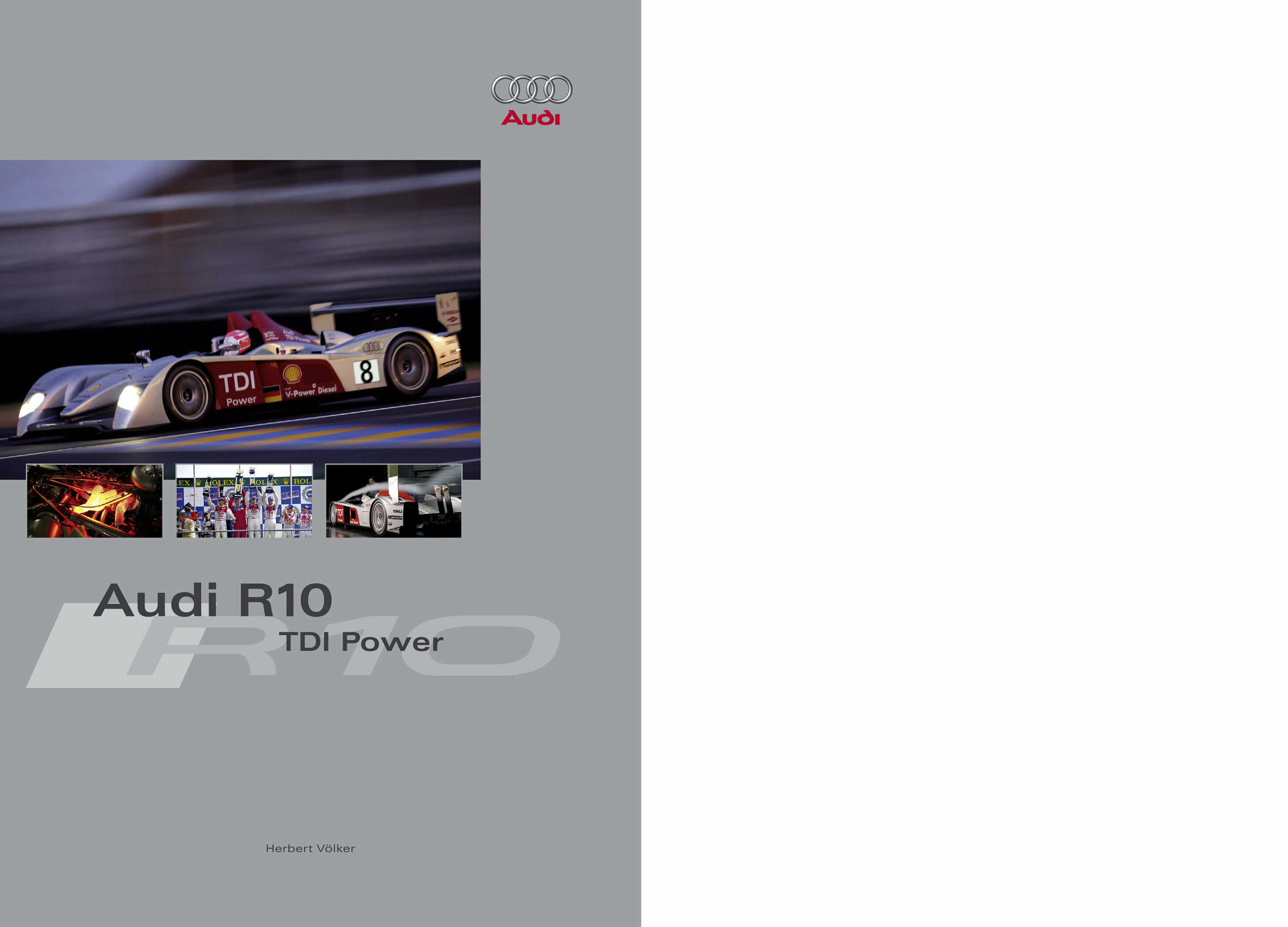 Audi R10 TDI - The cover of the book "Audi R10 - TDI Power"