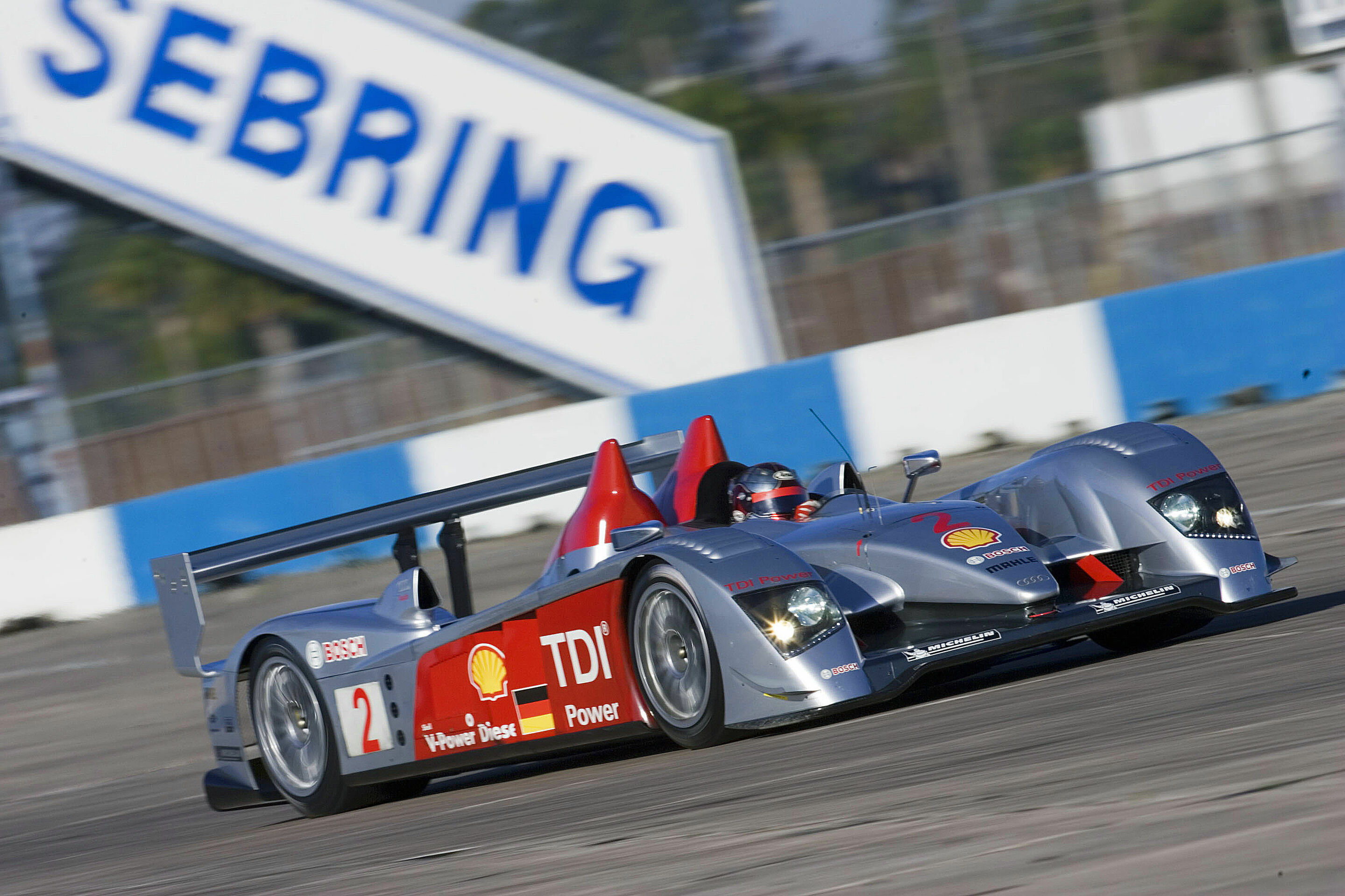 ALMS 2006 - Dindo Capello im Audi R10 beim "Sebring Winter Test"