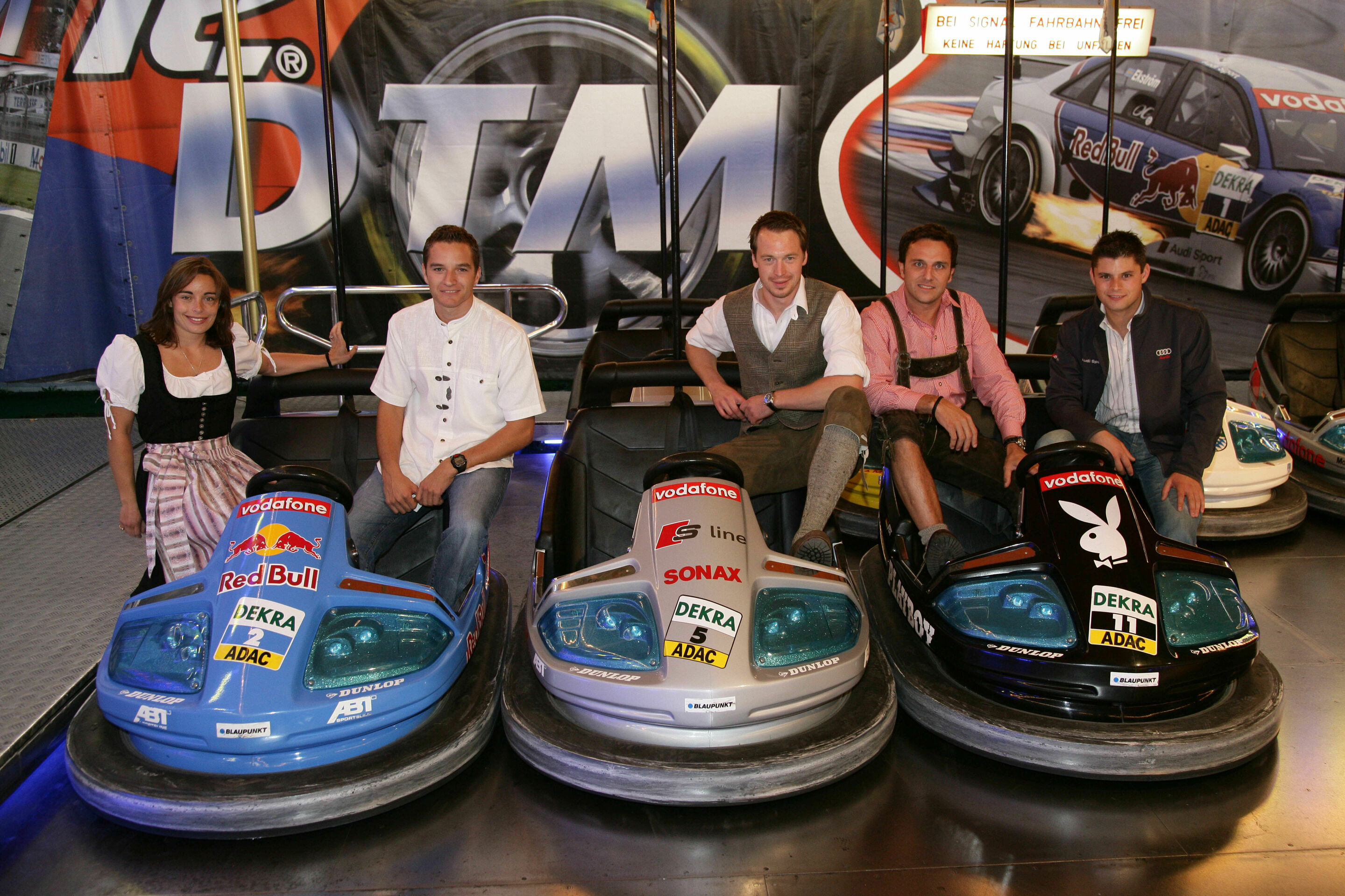 DTM 2006 - Vanina Ickx, Timo Scheider, Frank Stippler, Christian Abt, Pierre Kaffer