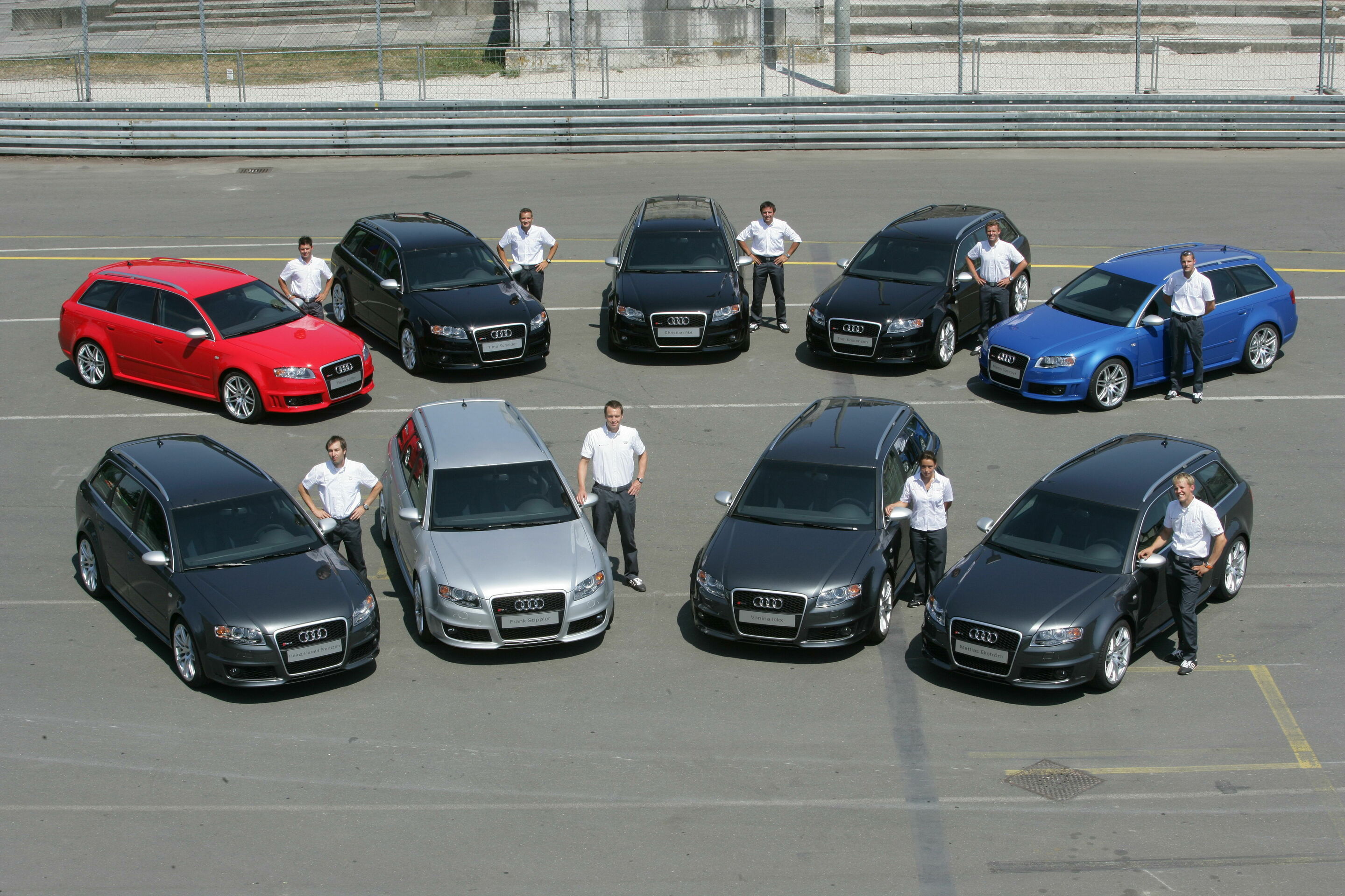 DTM 2006 - Heinz-Harald Frentzen, Tom Kristensen, Mattias Ekström, Martin Tomczyk, Timo Scheider, Frank Stippler, Pierre Kaffer, Christian Abt