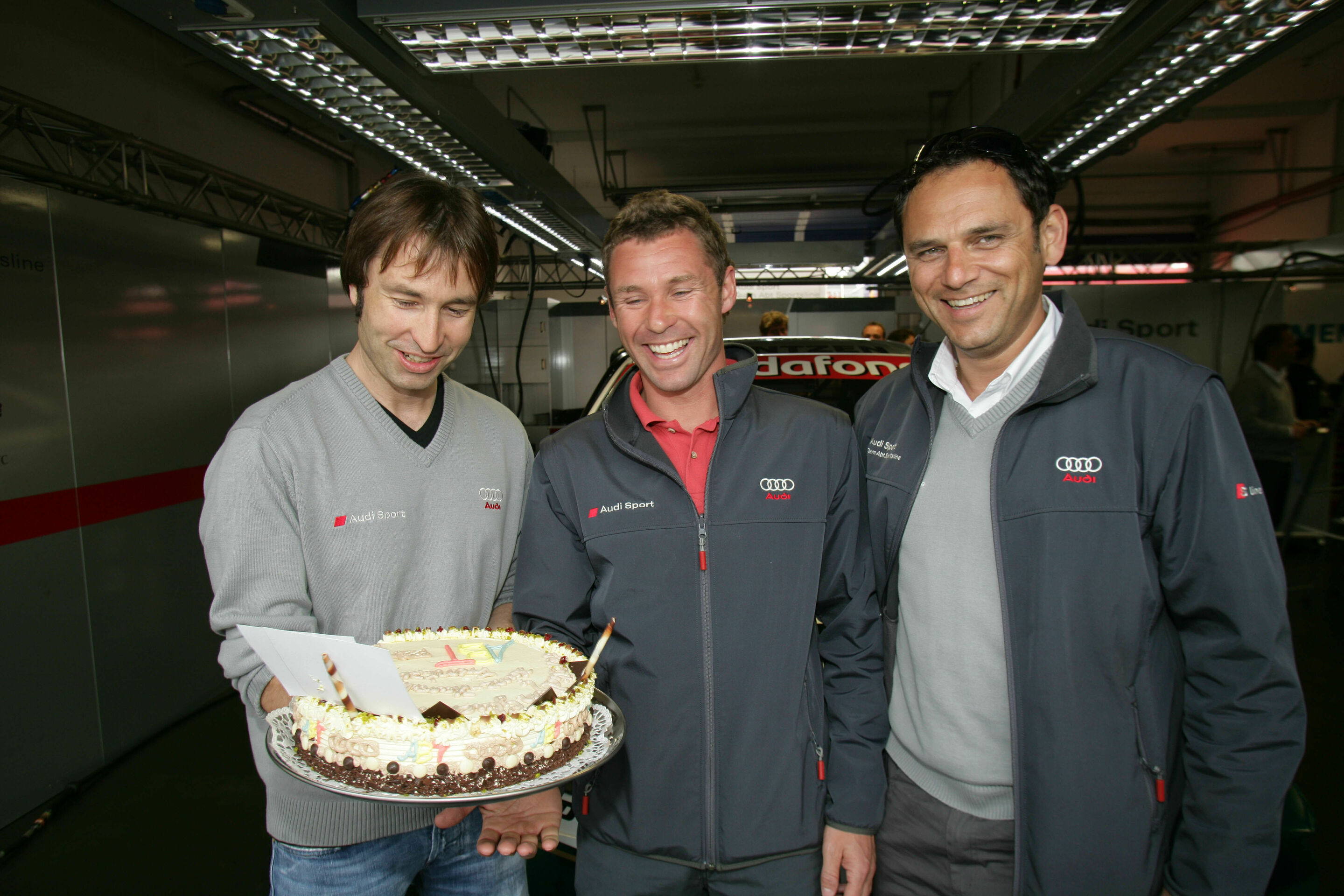 DTM 2006 - Heinz-Harald Frentzen feiert Geburtstag mit Tom Kristensen und Hans-Jürgen Abt