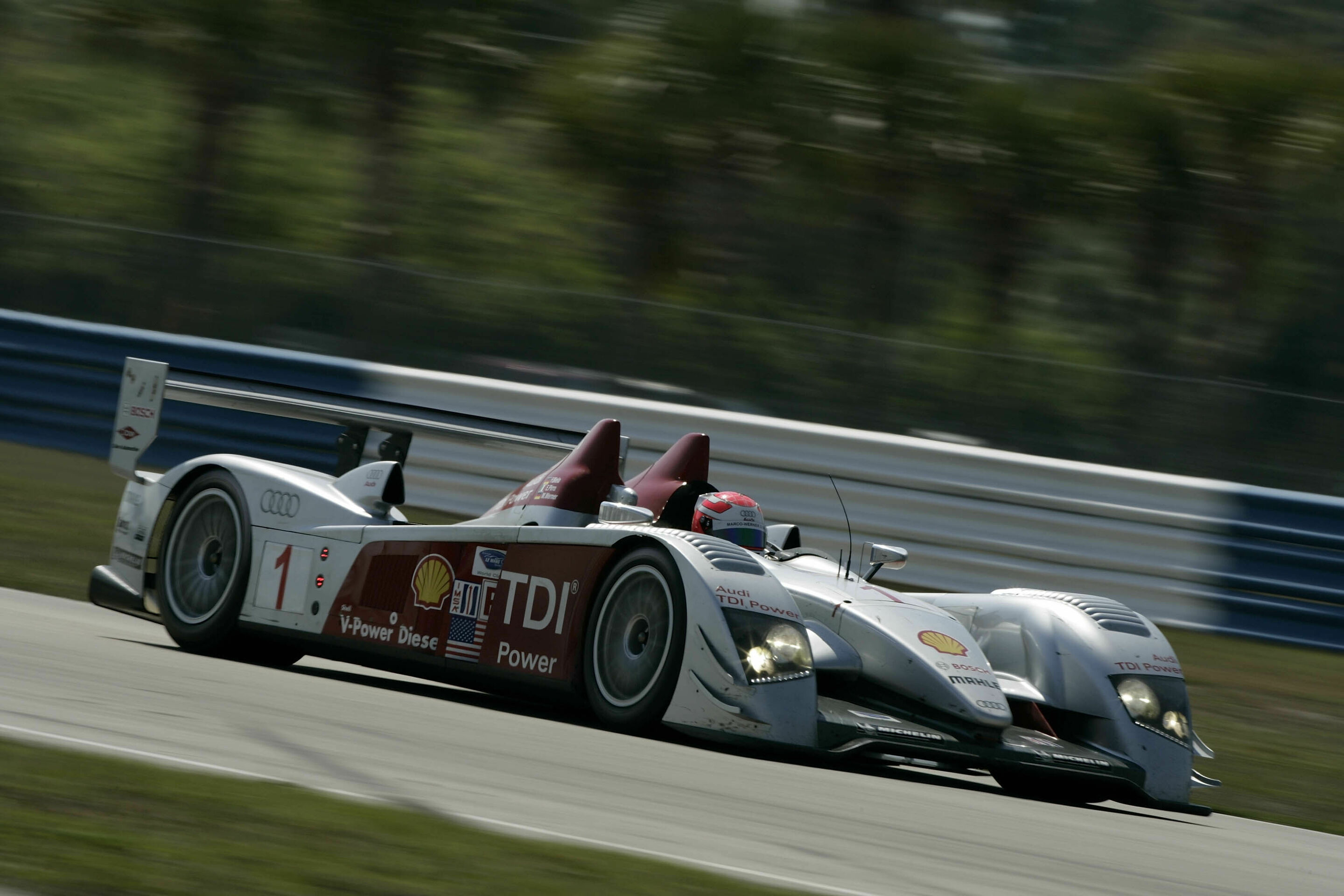 Sebring 2006 - Marco Werner im Audi R10 TDI
