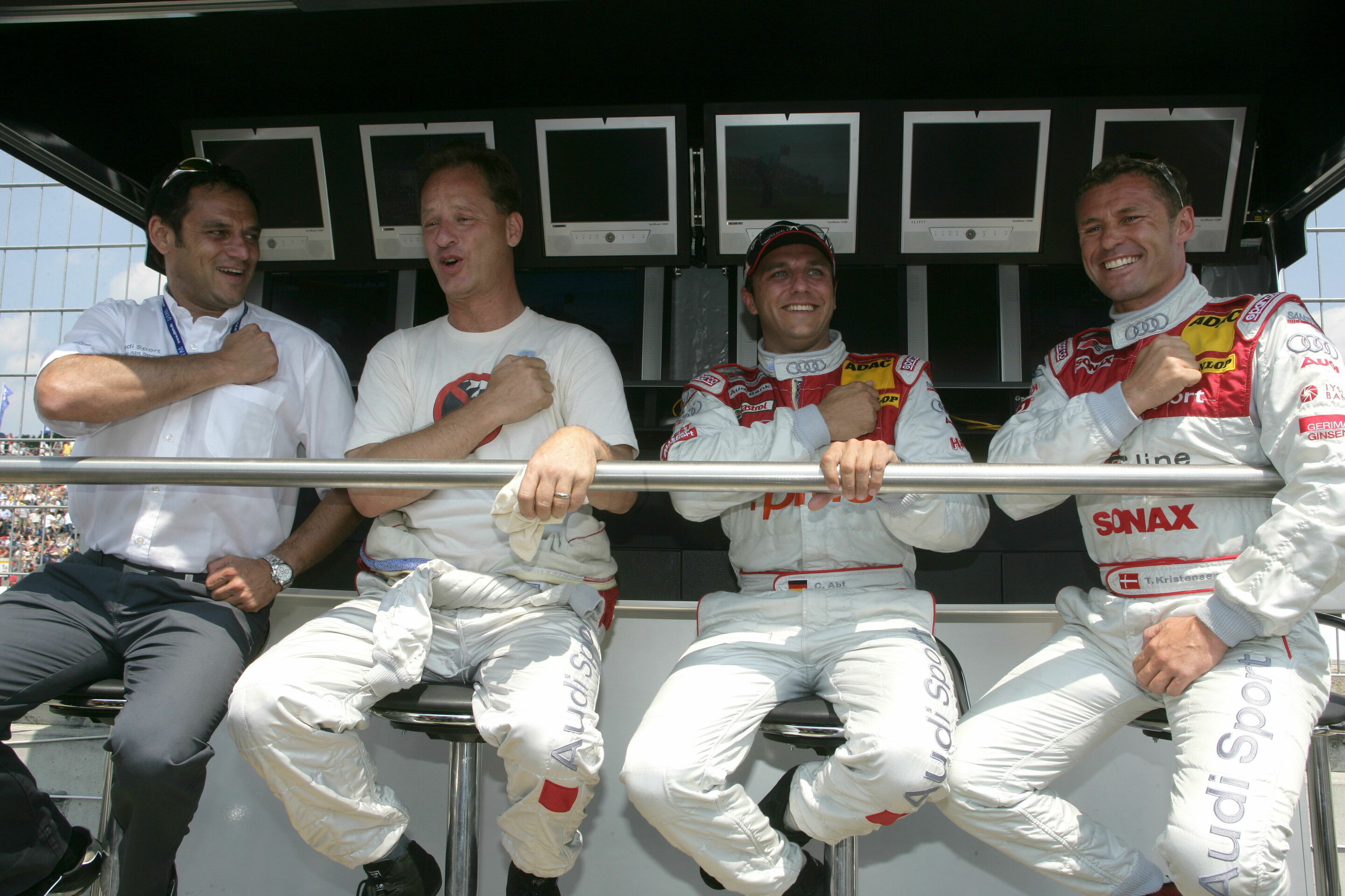 DTM 2006 - Hans-Jürgen Abt, Tom Gerhardt, Christian Abt and Tom Kristensen